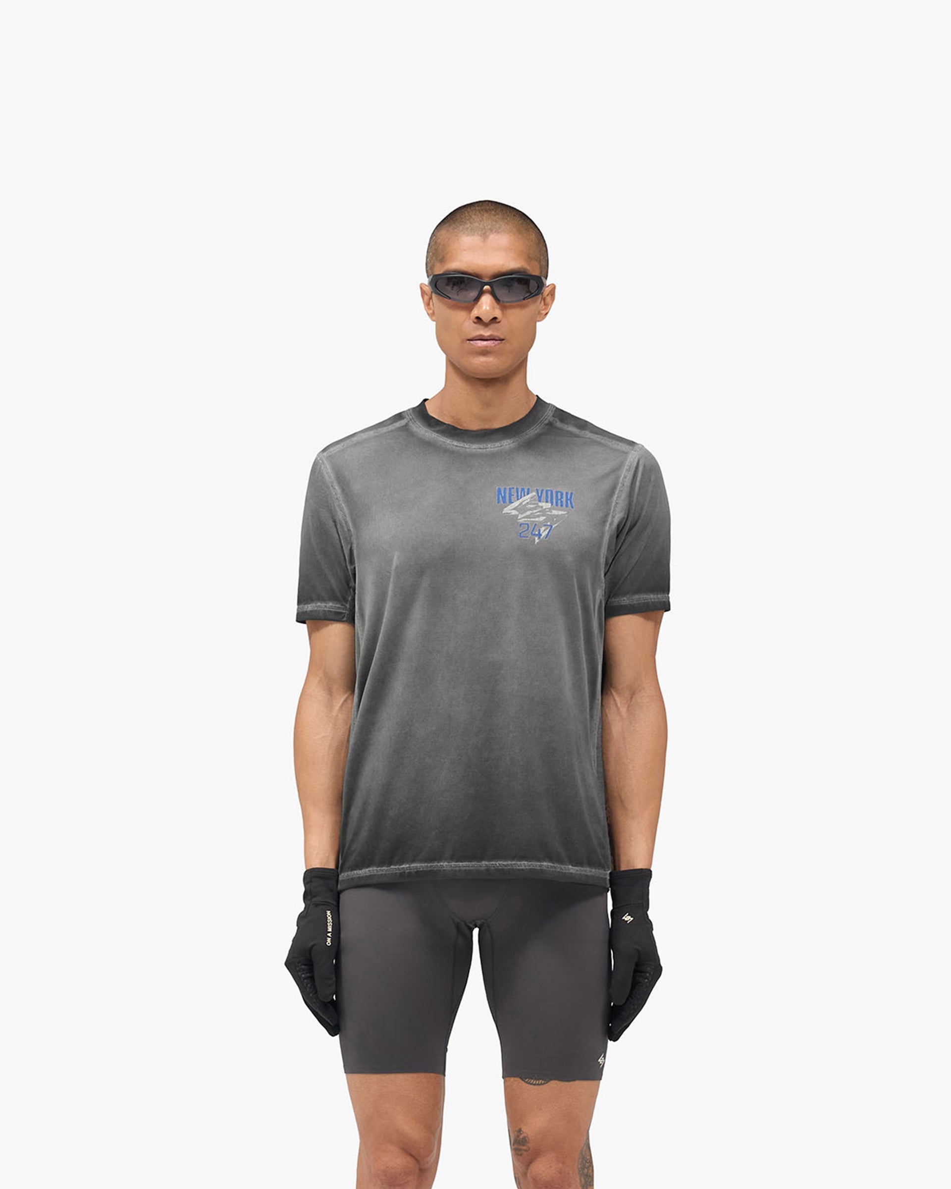 247 New York T-Shirt - Washed Grey