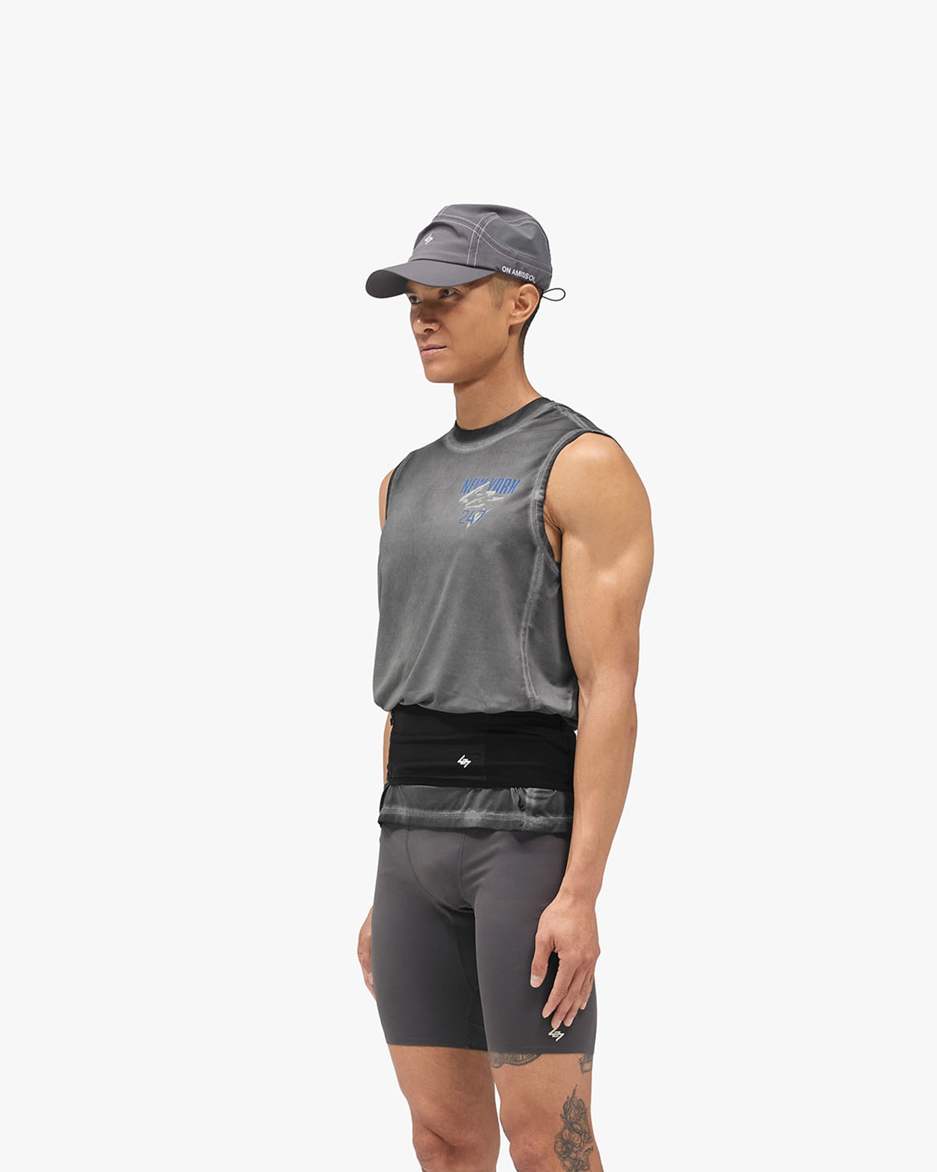 247 New York Tank - Washed Grey