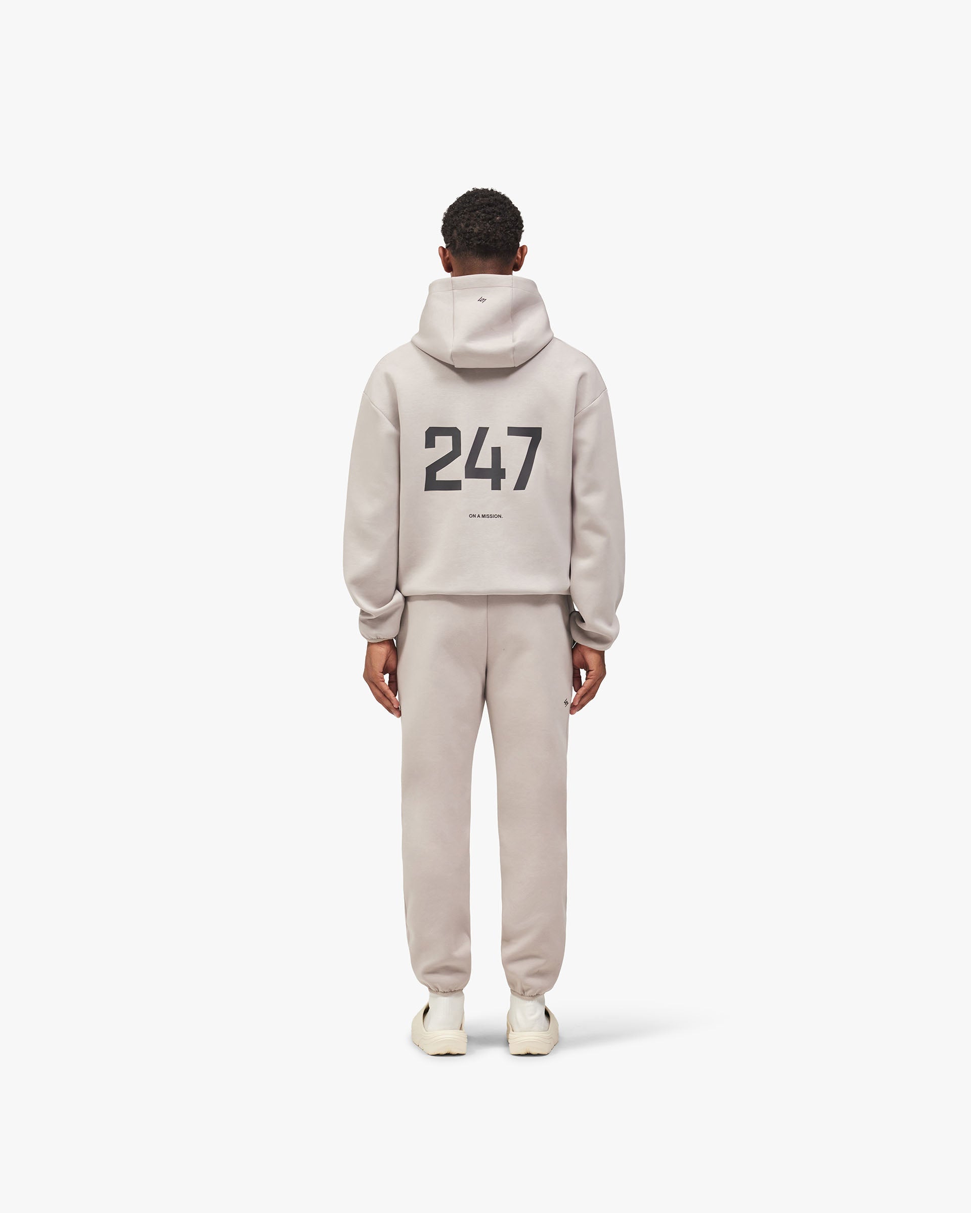 247 Form Zip Hoodie - Ash Grey
