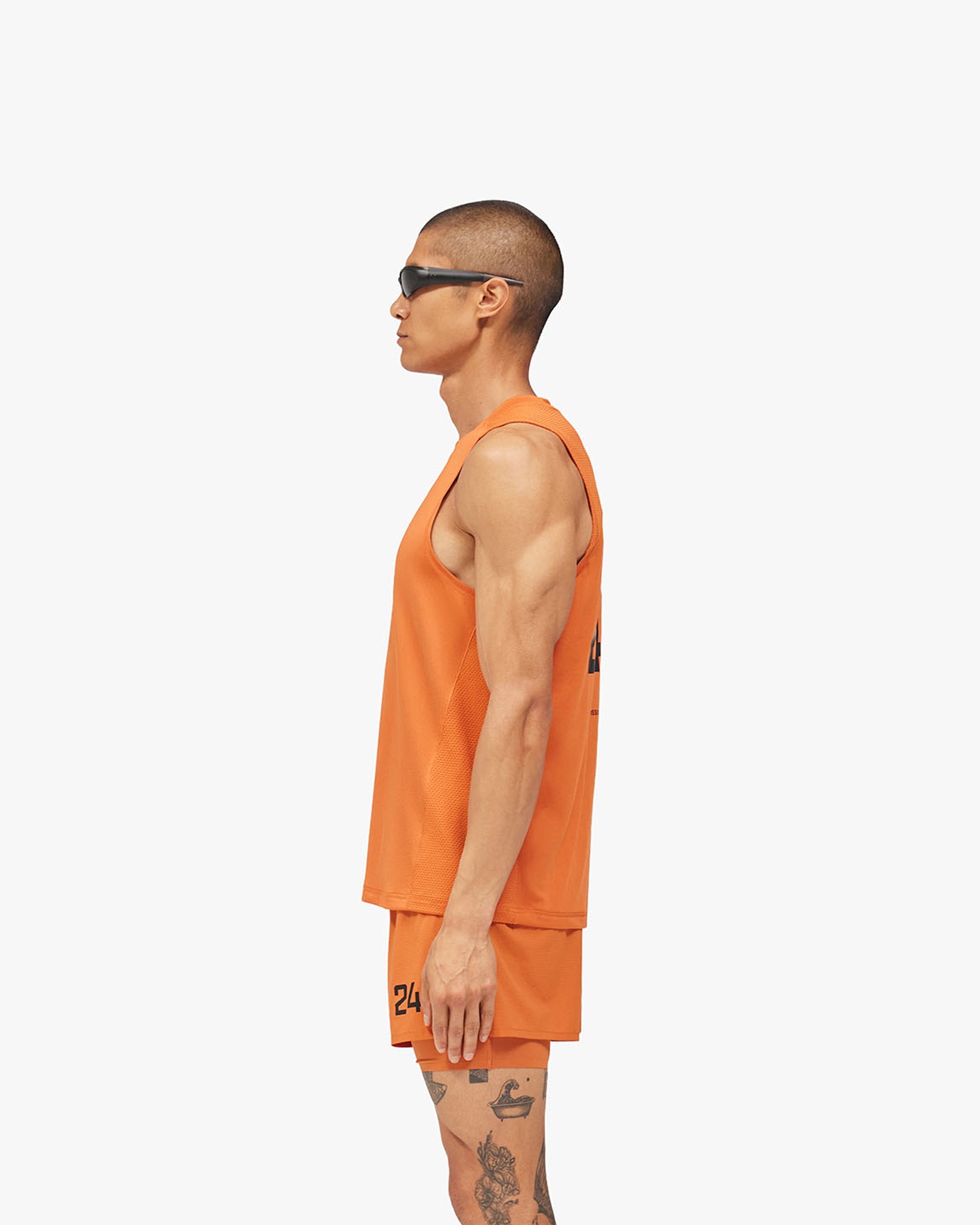 247 Numbers Vest - Ember