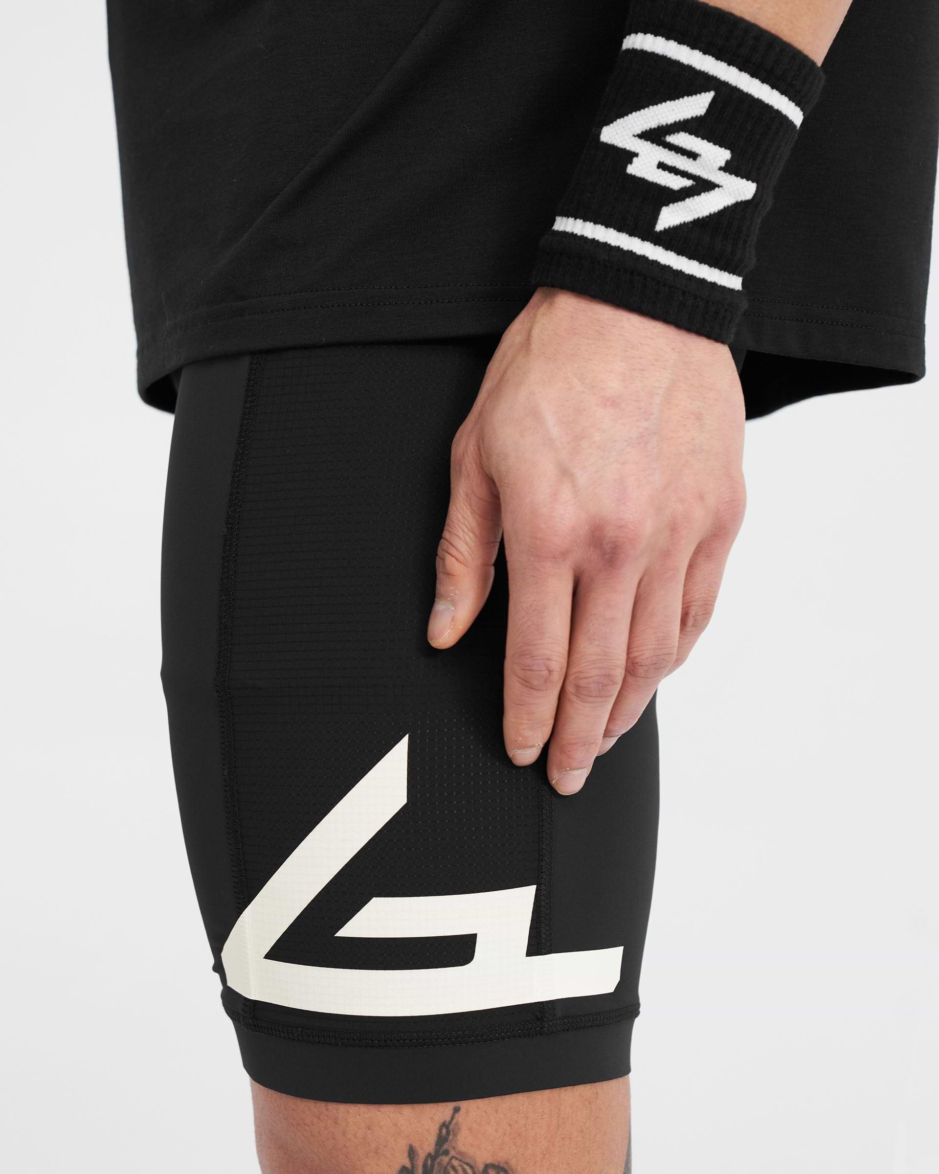 Black Running Half Tights | 247 | REPRESENT