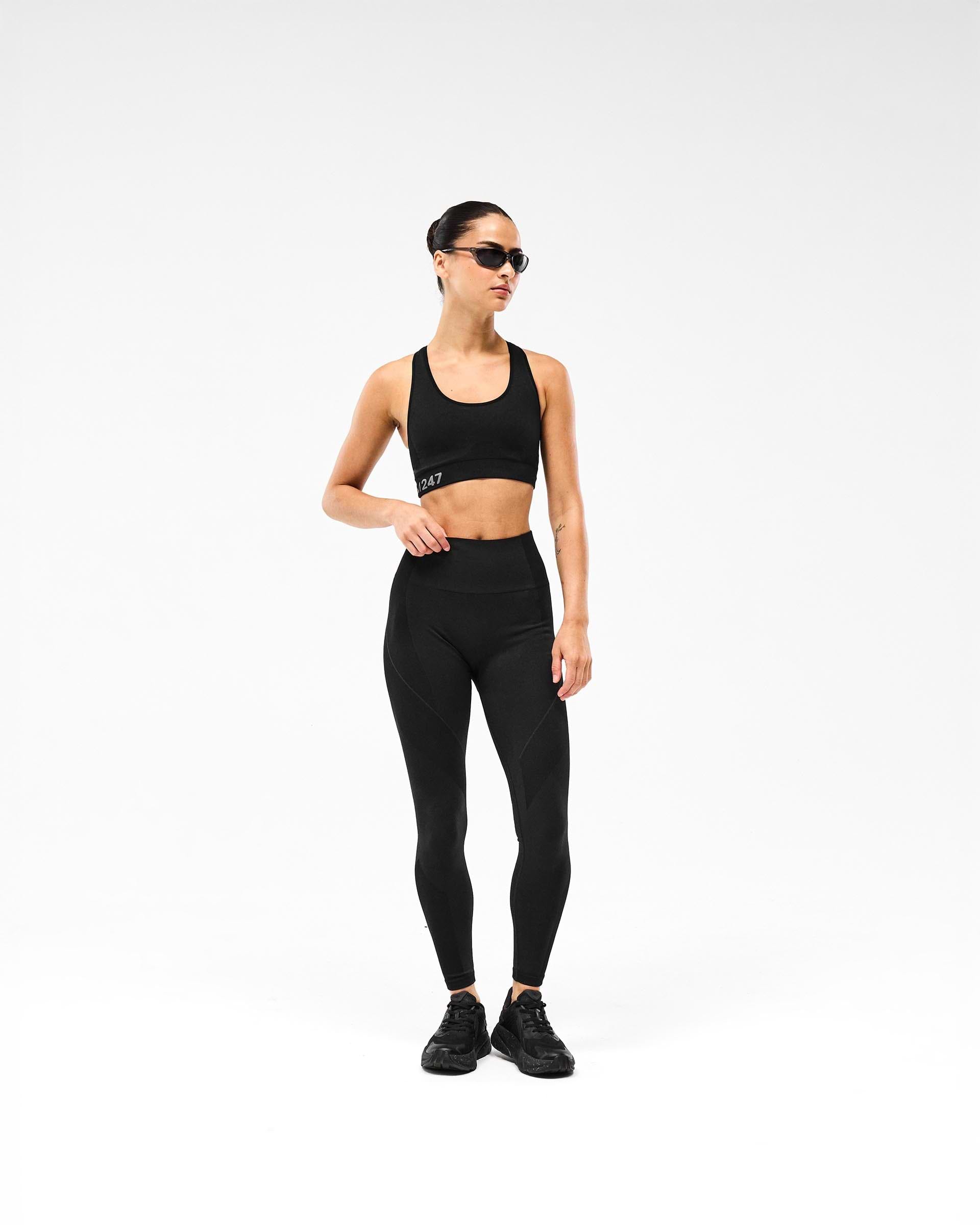 247 Stride Seamless Bra - Black