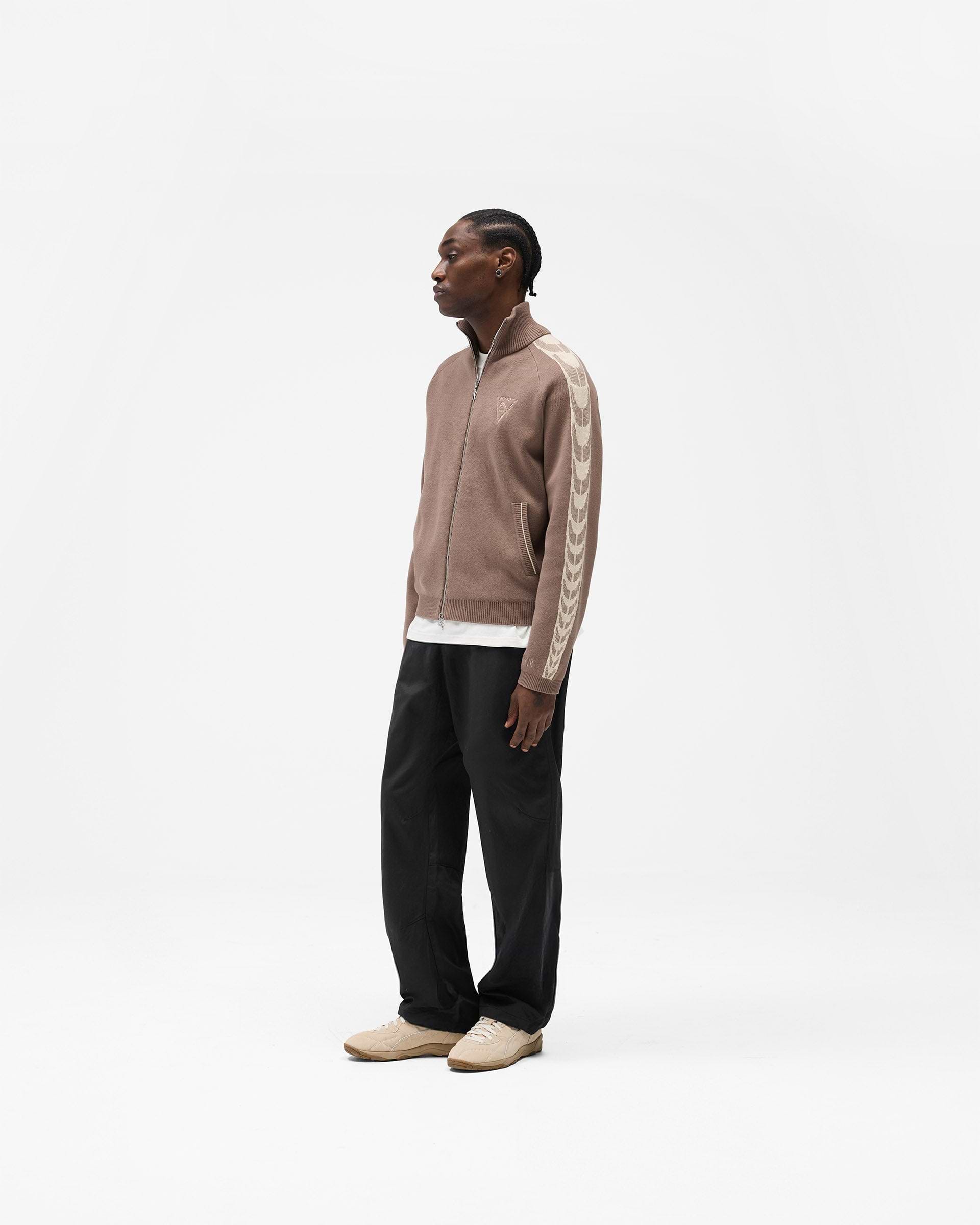 Represent X Puma T7 Knit Jacket - Pine Bark