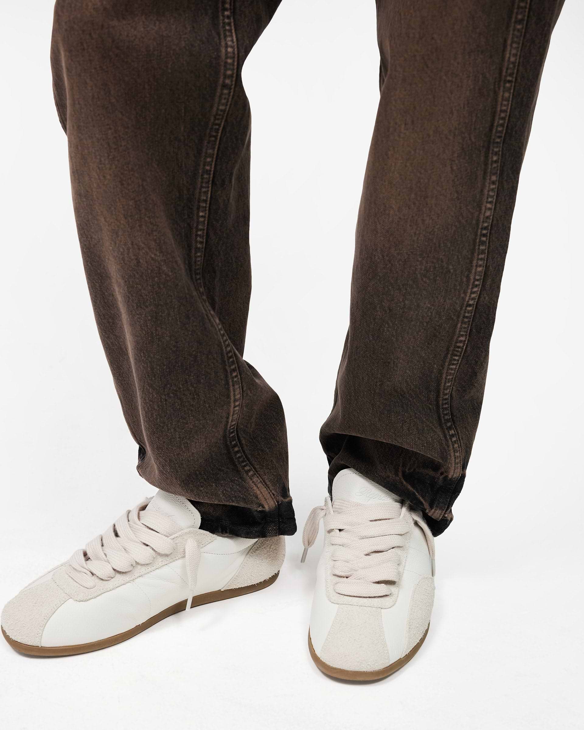 R2 Straight Leg Denim - Bark