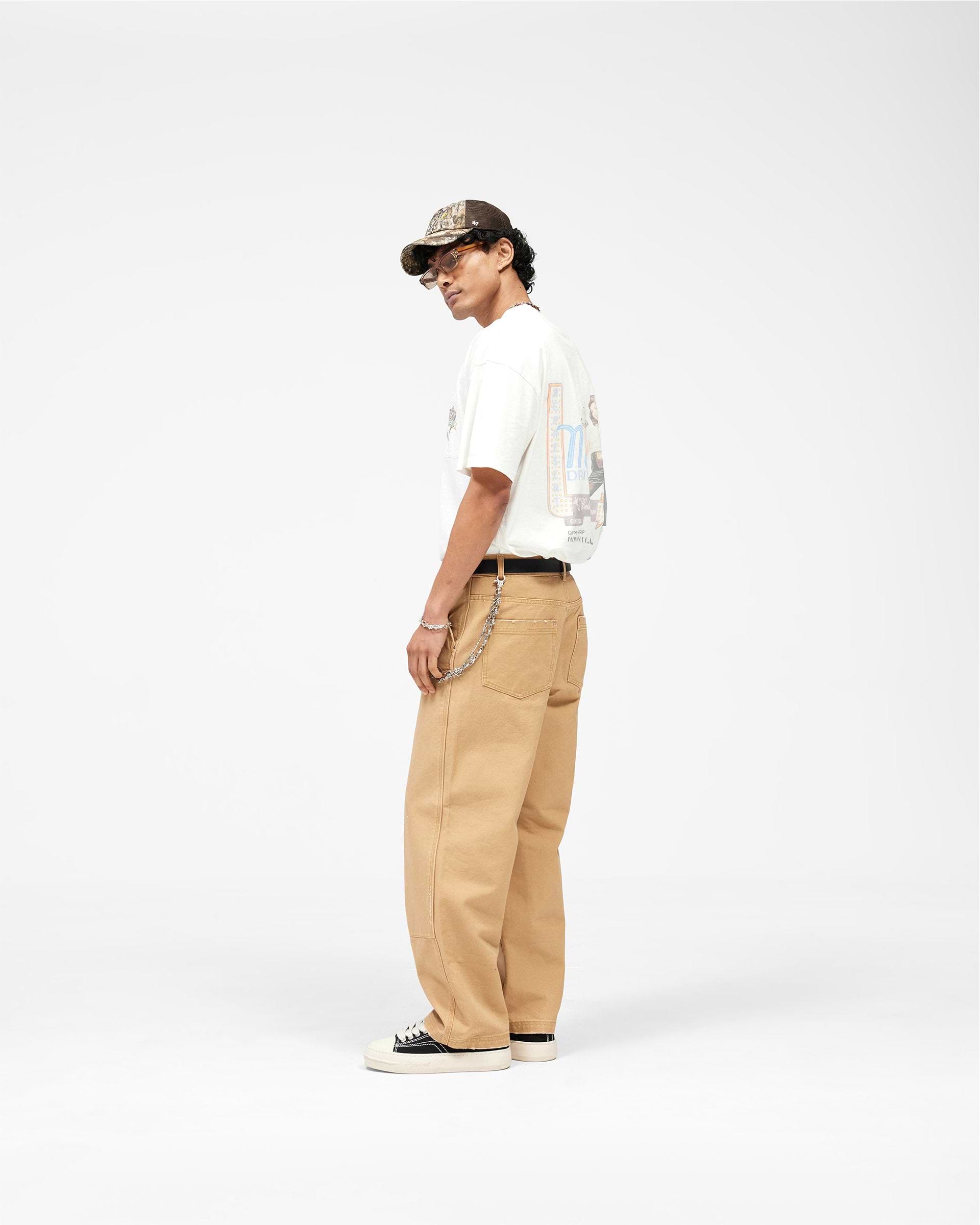 Represent x Mels Diner T-Shirt - Flat White