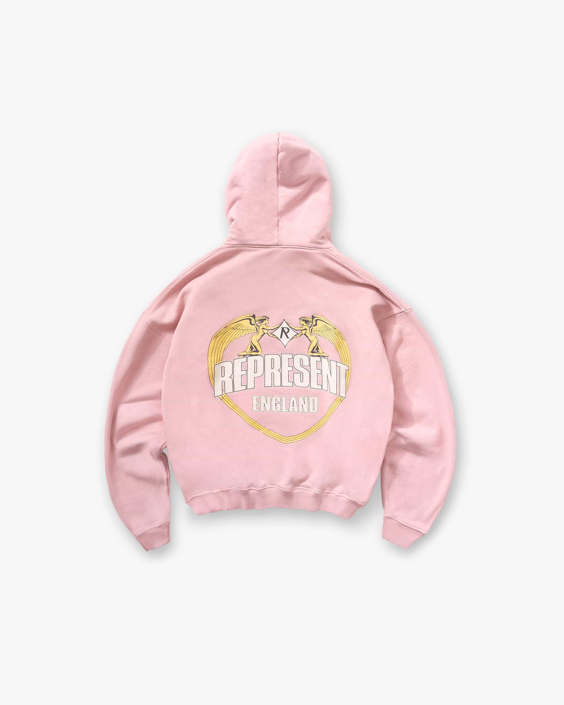 Represent Angel Border Hoodie - Quartz