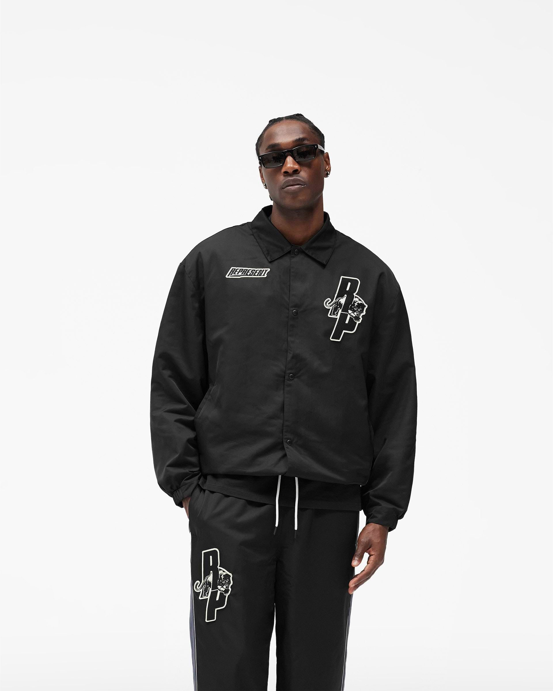 Represent X Puma Coach Jacket - Puma Black