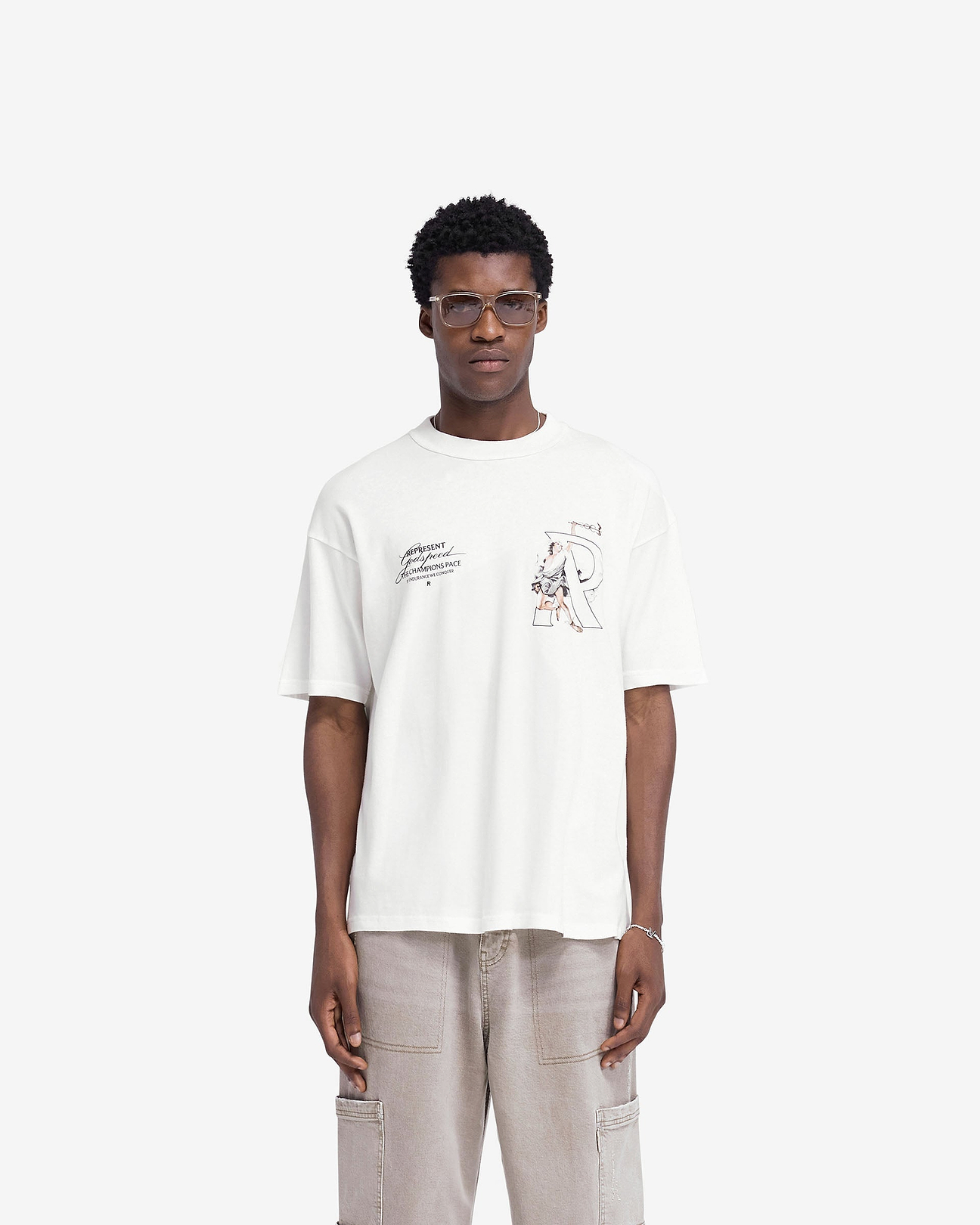 Hermes T-Shirt - Flat White | REPRESENT