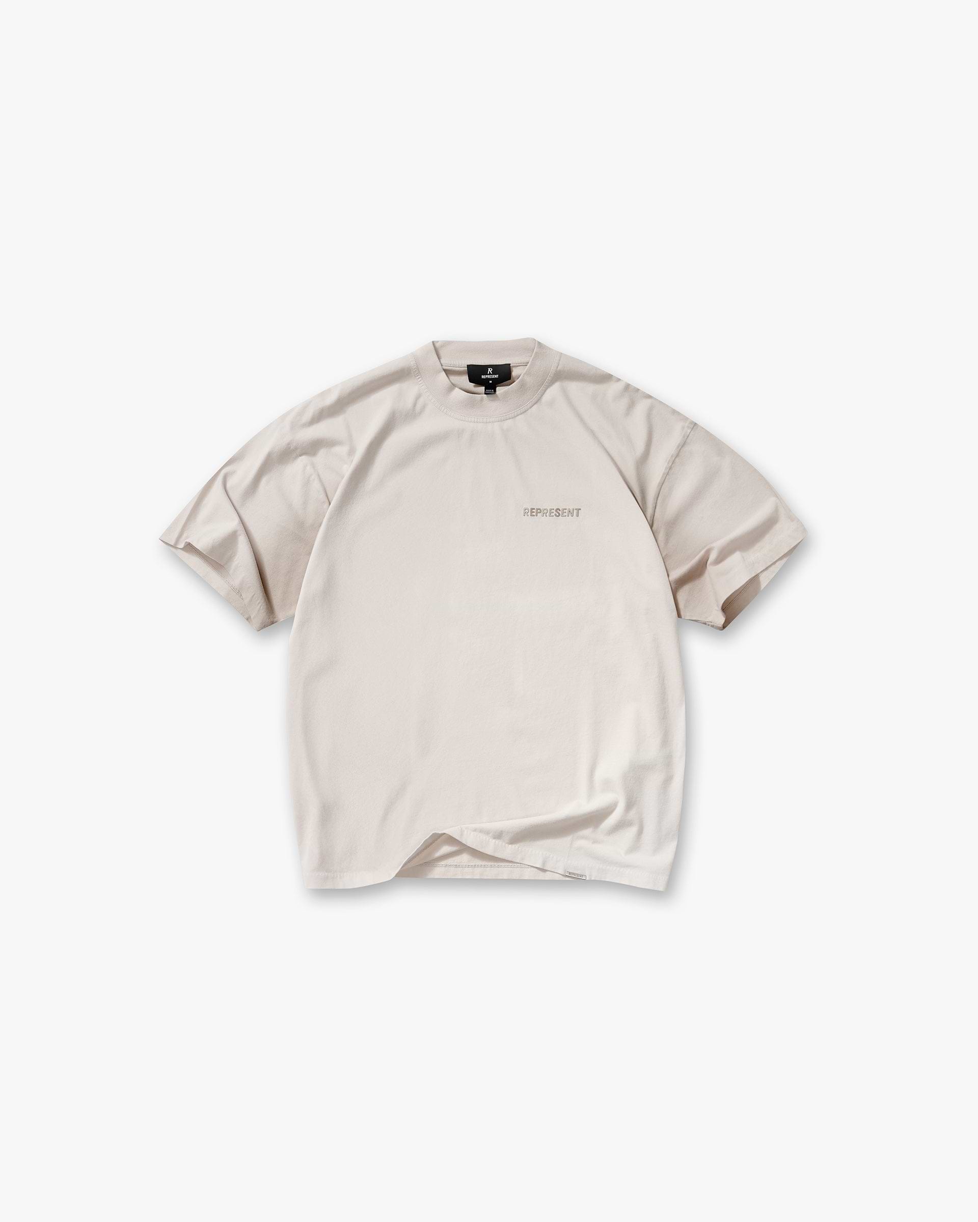 Metal Block Logo T-Shirt - Concrete