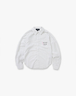 Pinstripe Shirt - Flat White - XS / Flat White