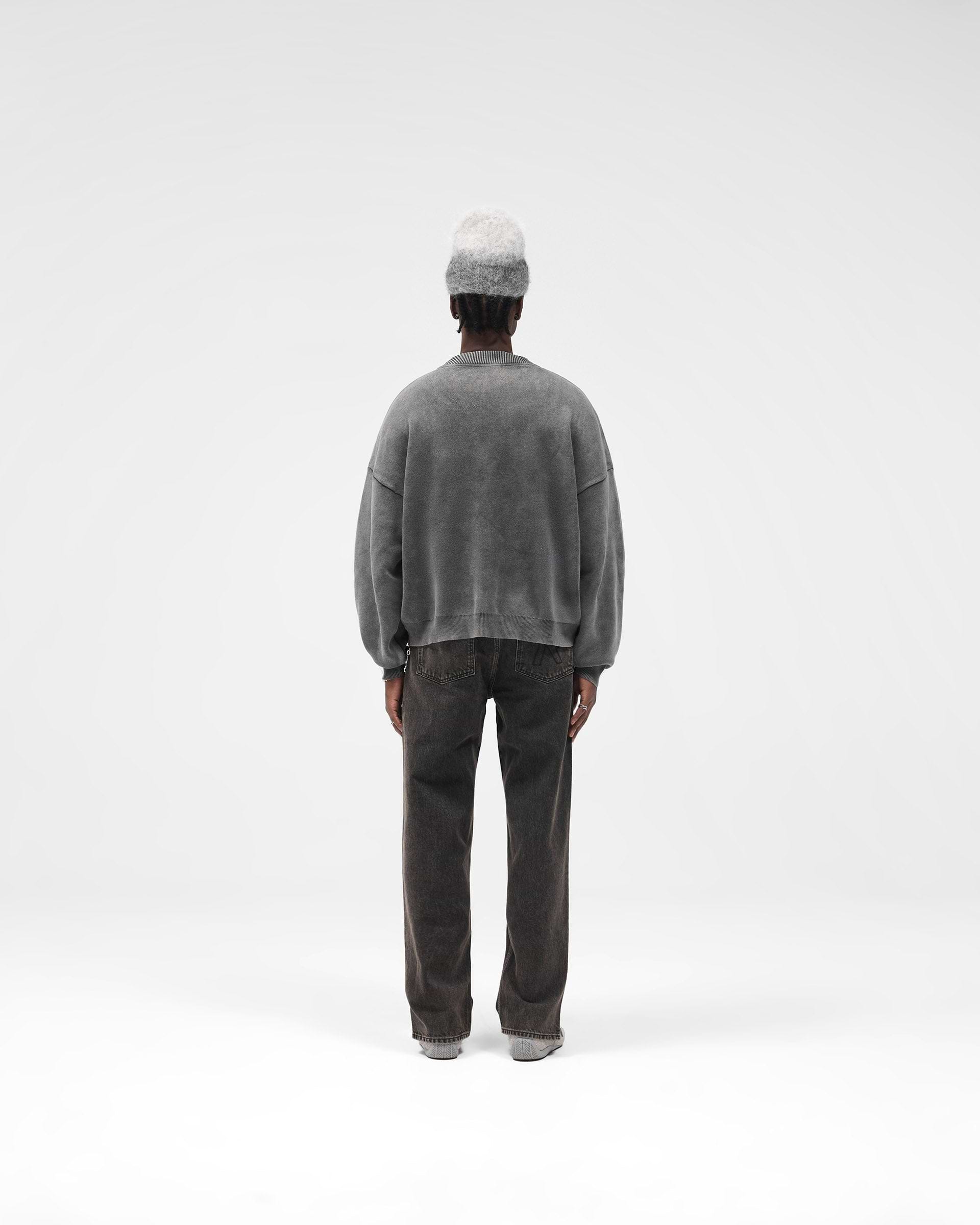 Stamped Sweater - Vintage Grey