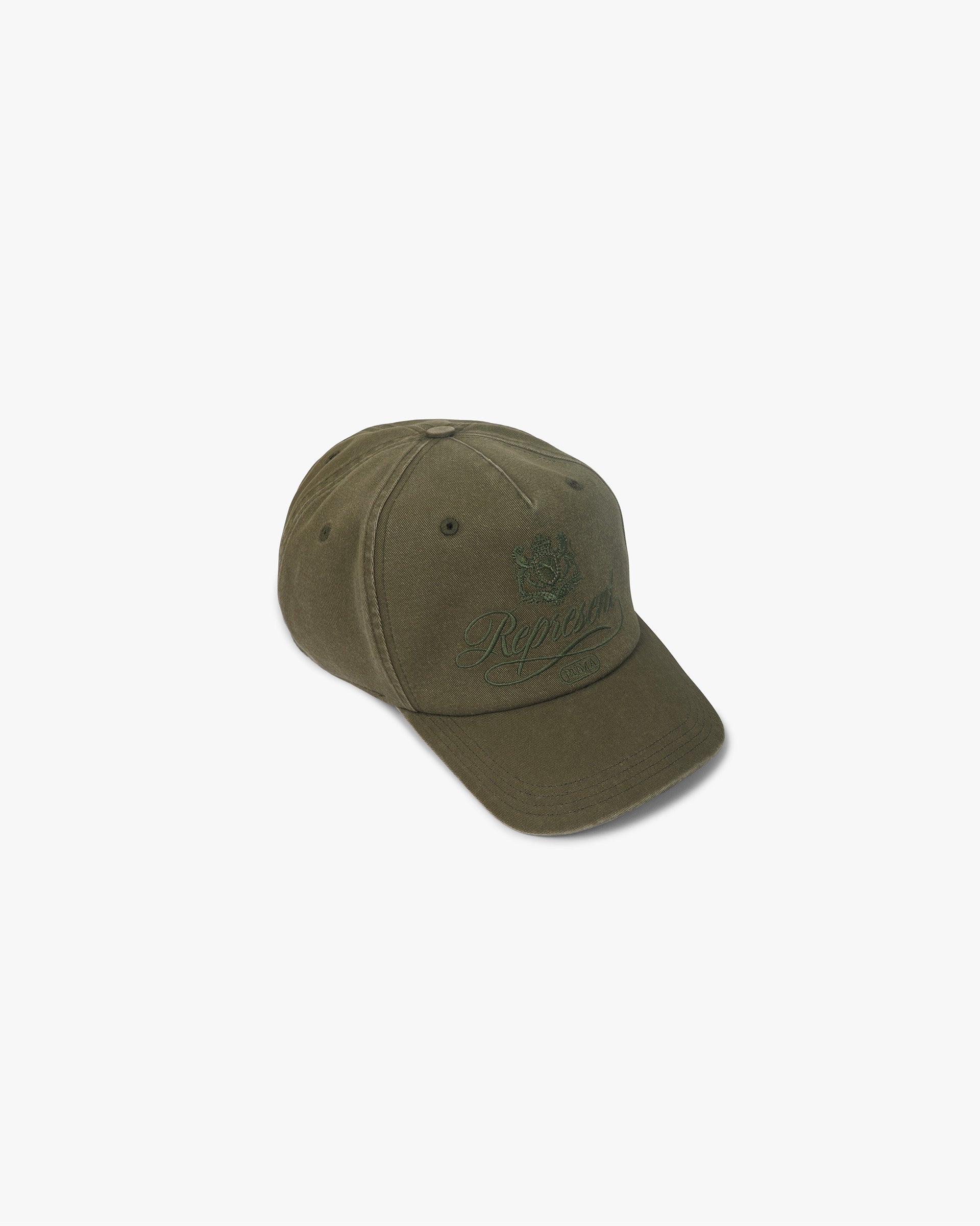 Represent X Puma Baseball Cap - Olive Night