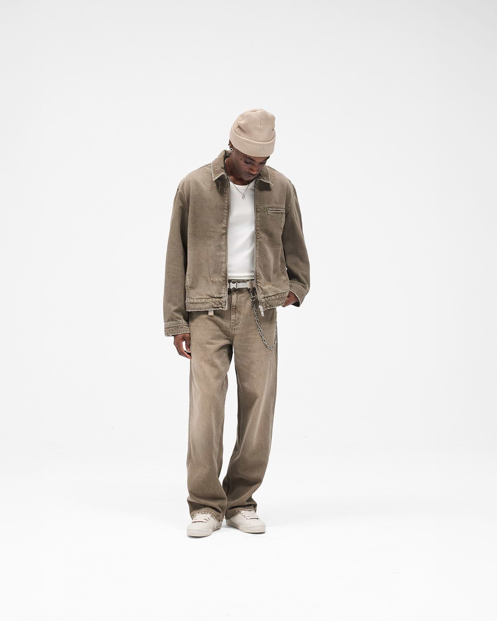 R3 Baggy Denim - Washed Olive