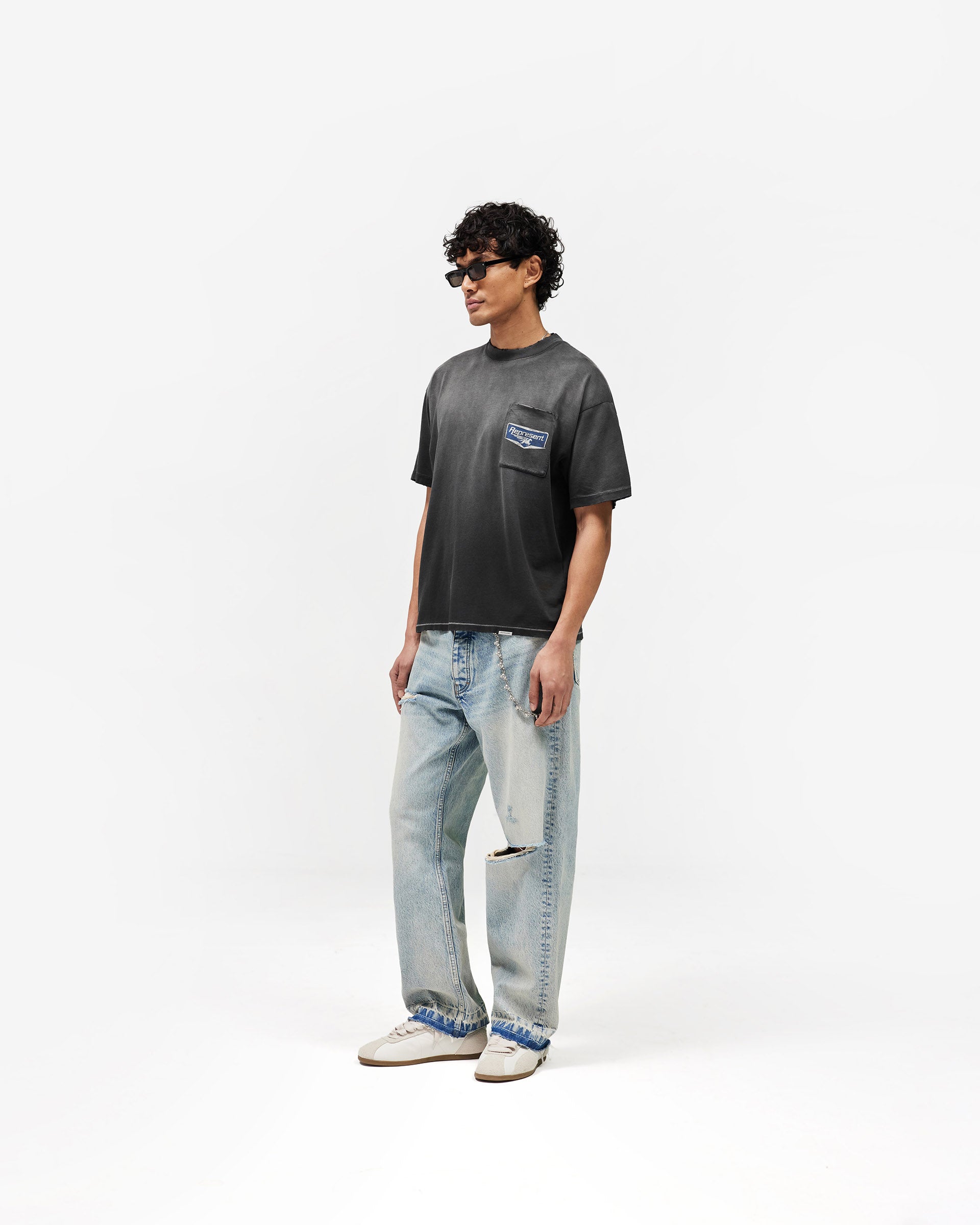 Nothing Faster T-Shirt - Stained Black