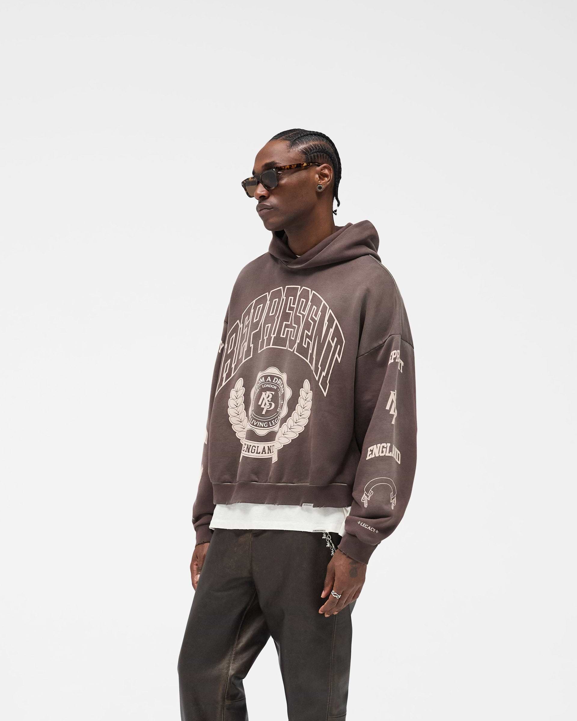 Represent Legacy Crest Hoodie - Nero