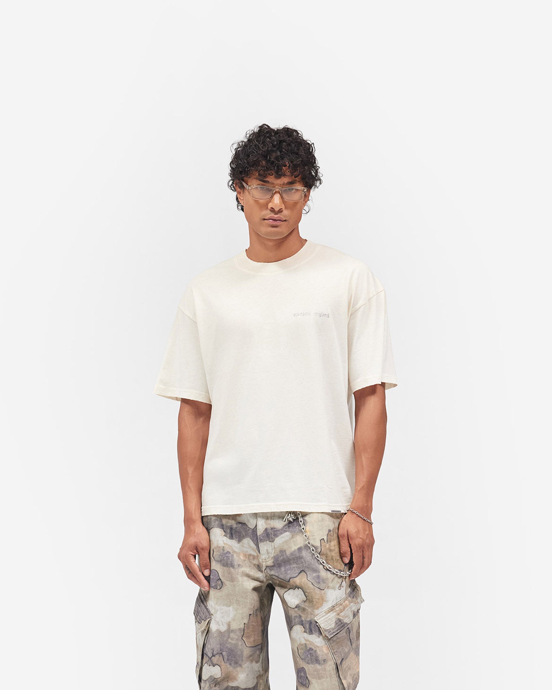 Reverse Resent T-Shirt - Flat White