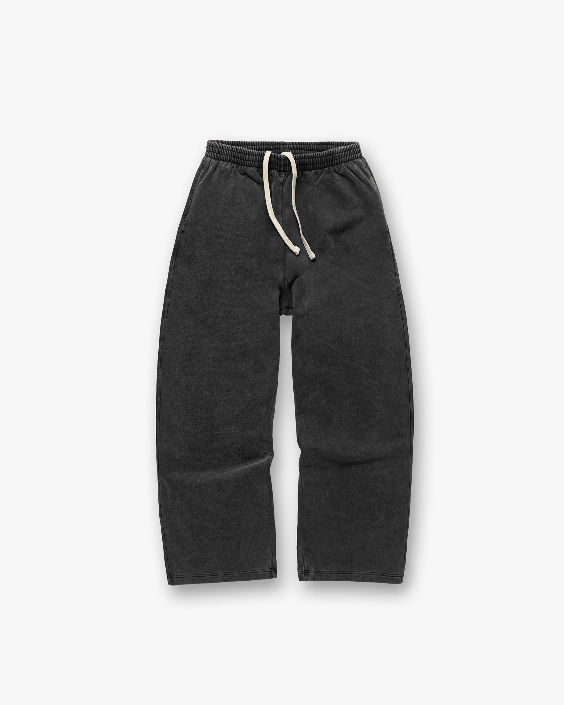 Initial Wide Leg Sweatpants - Vintage Grey