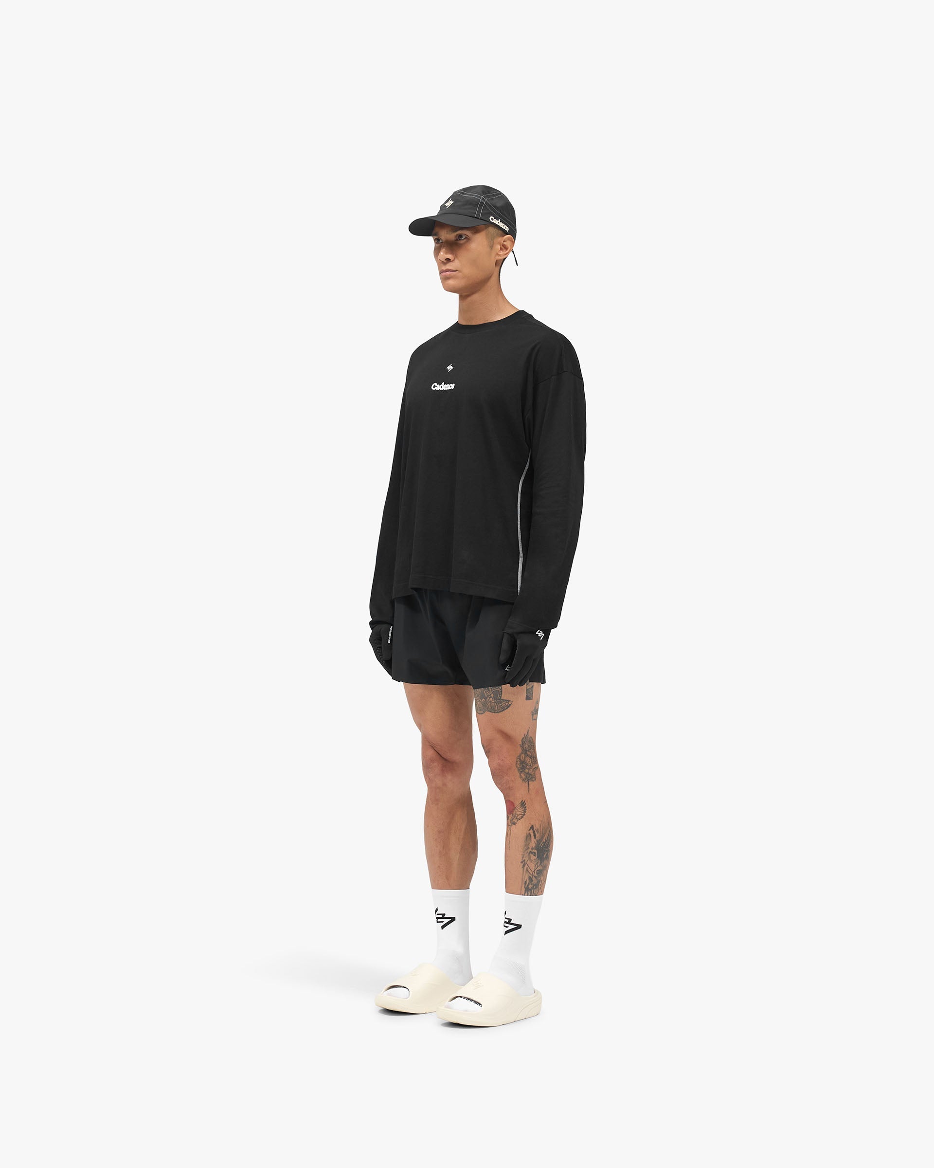 247 X Cadence Long Sleeve T-Shirt - Jet Black