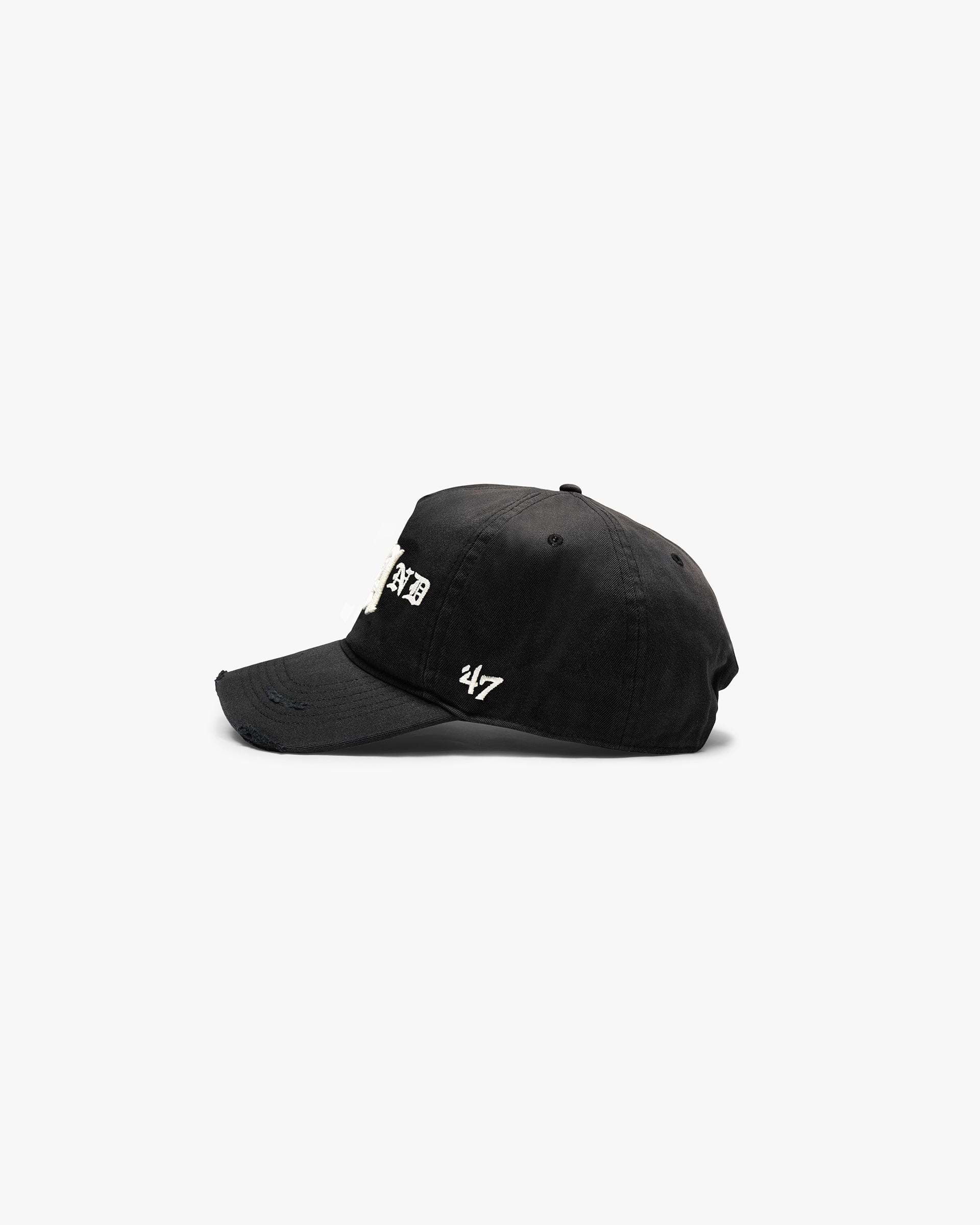 Represent X 47 EngLAnd Old English Cap - Aged Black