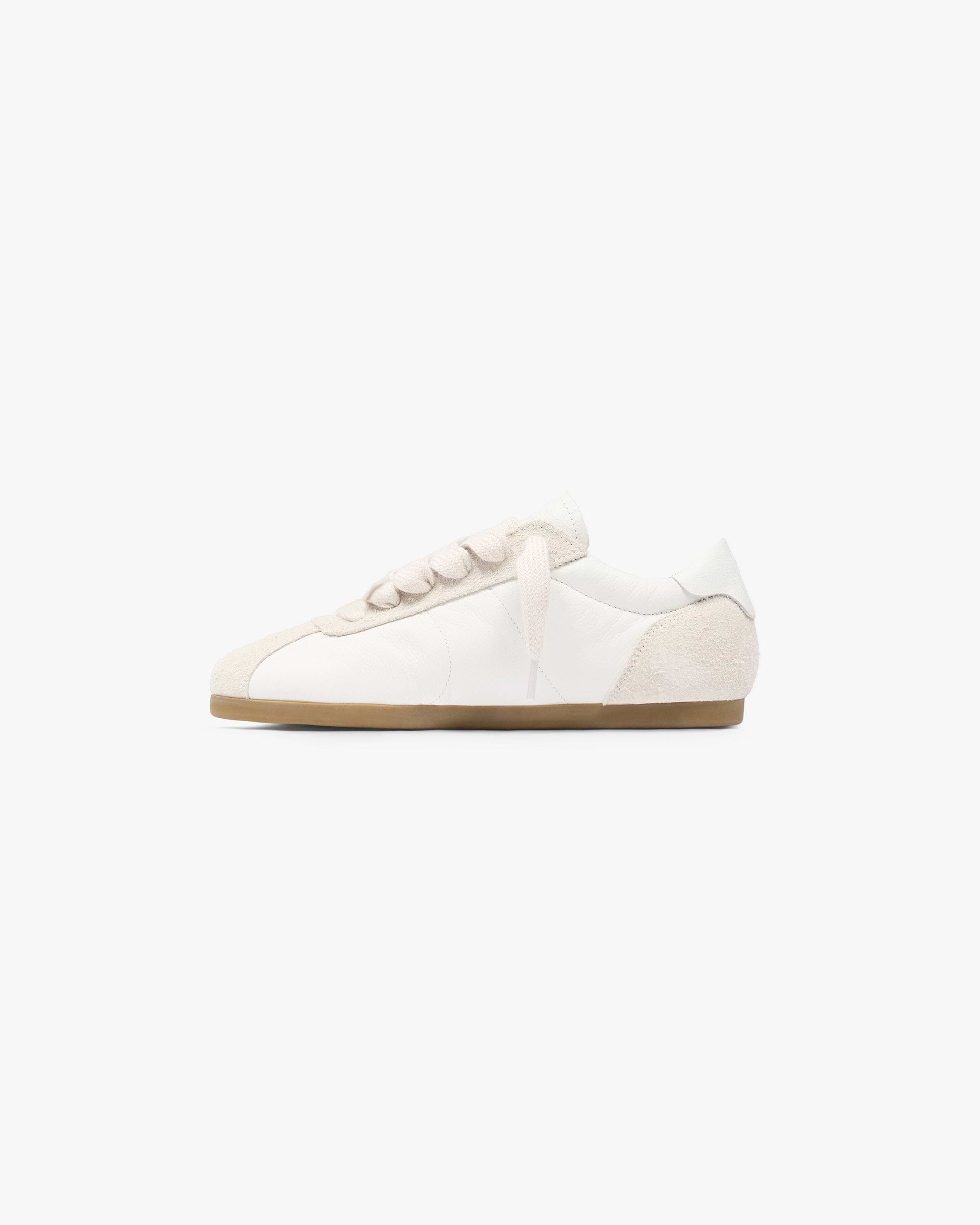 Low-Pro Leather Suede - Flat White Grey