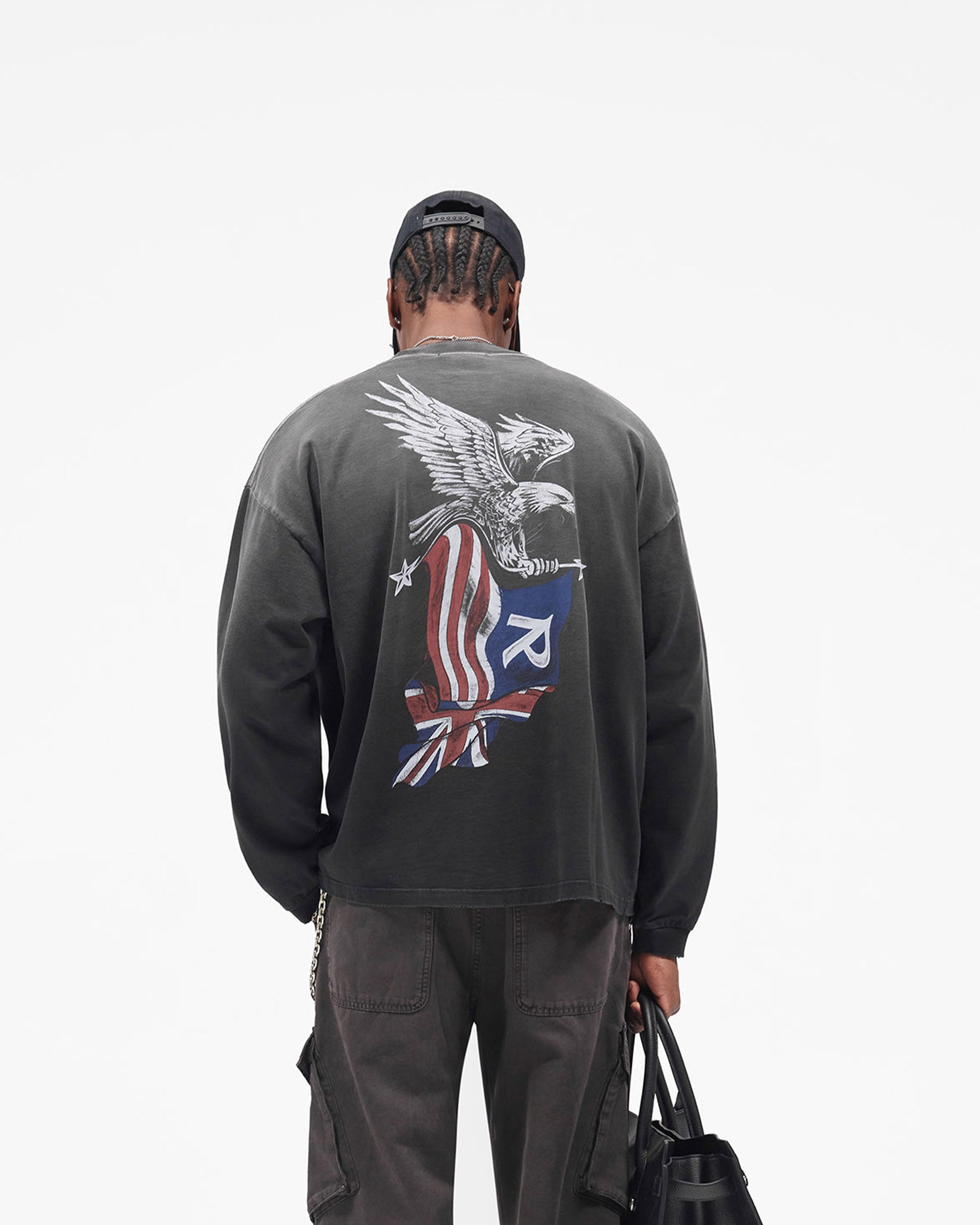 Eagle Long Sleeve T-Shirt - Black