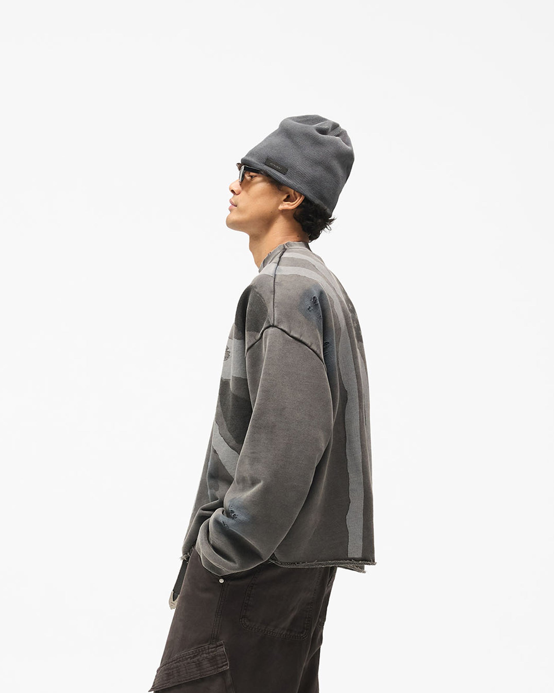 Flag Sweat - Vintage Black