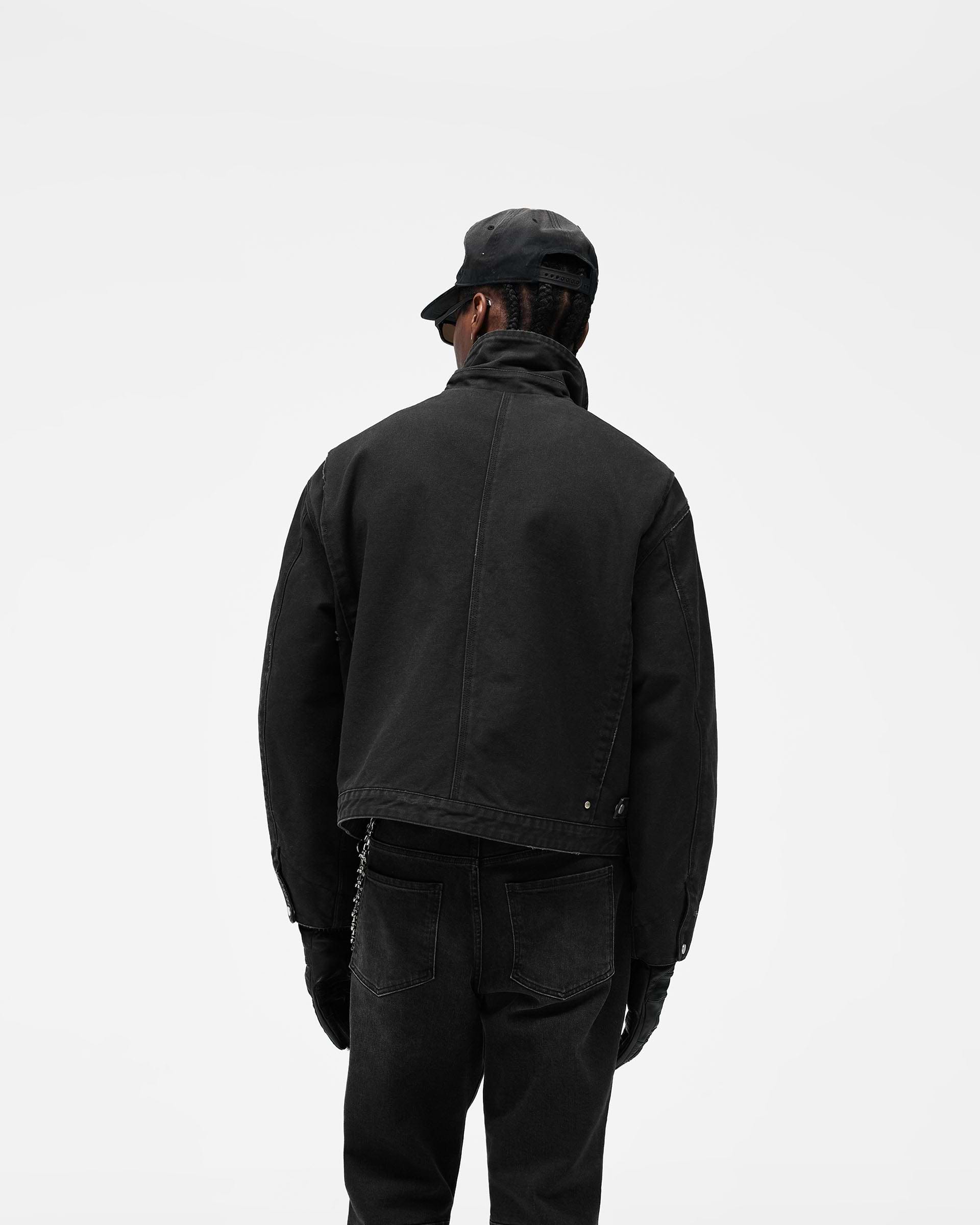 Heaton Workwear Jacket - Washed Black