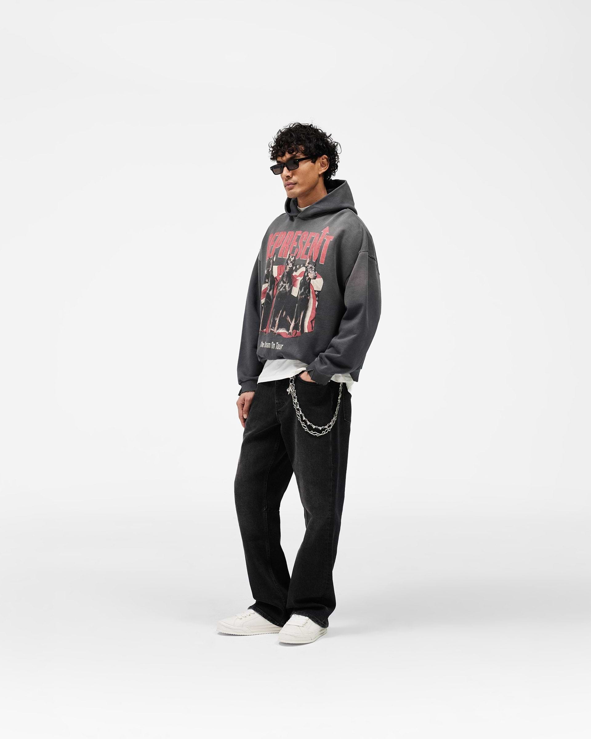Dream On Tour Hoodie - Sun Fade Grey