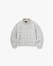 Cord Zip Flannel Shirt - Mineral - XS / Mineral