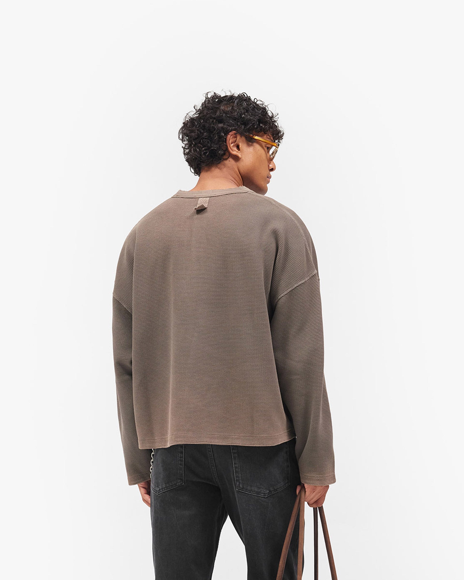 Heavyweight Henley Sweater - Vintage Falcon
