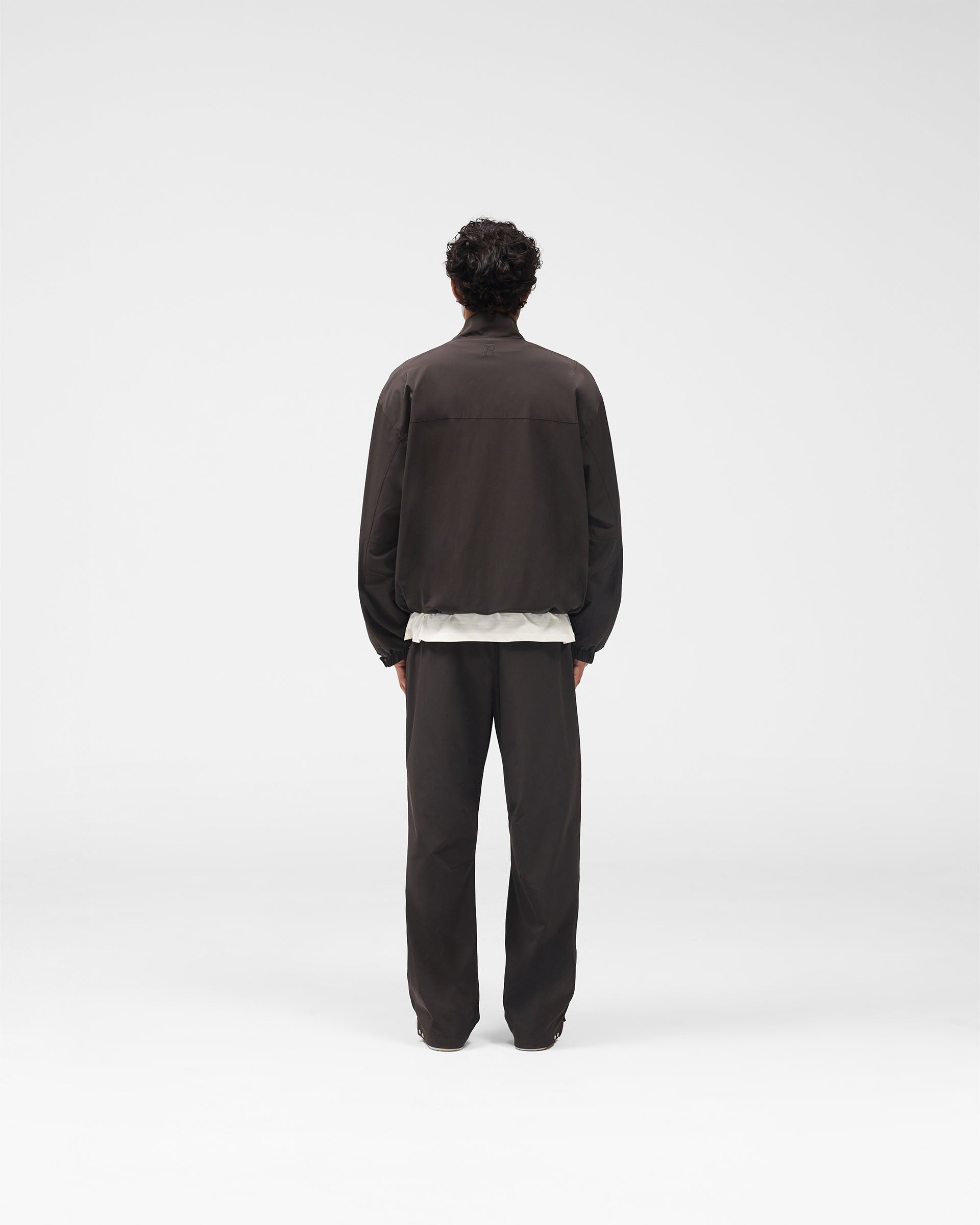Initial Nylon Track Pant - Coffee