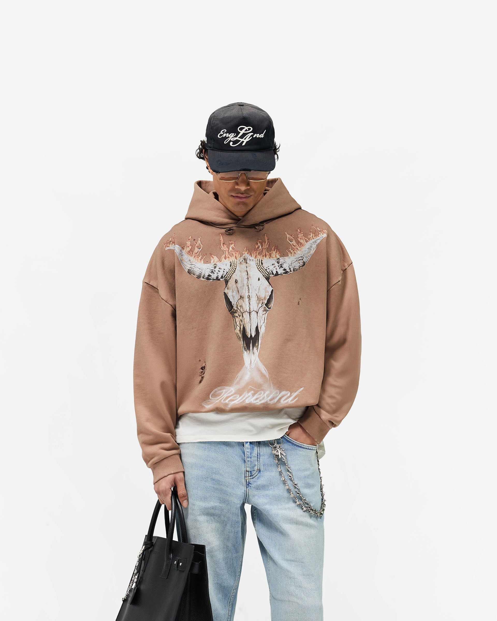British Cowboys Hoodie - Dusty Brown