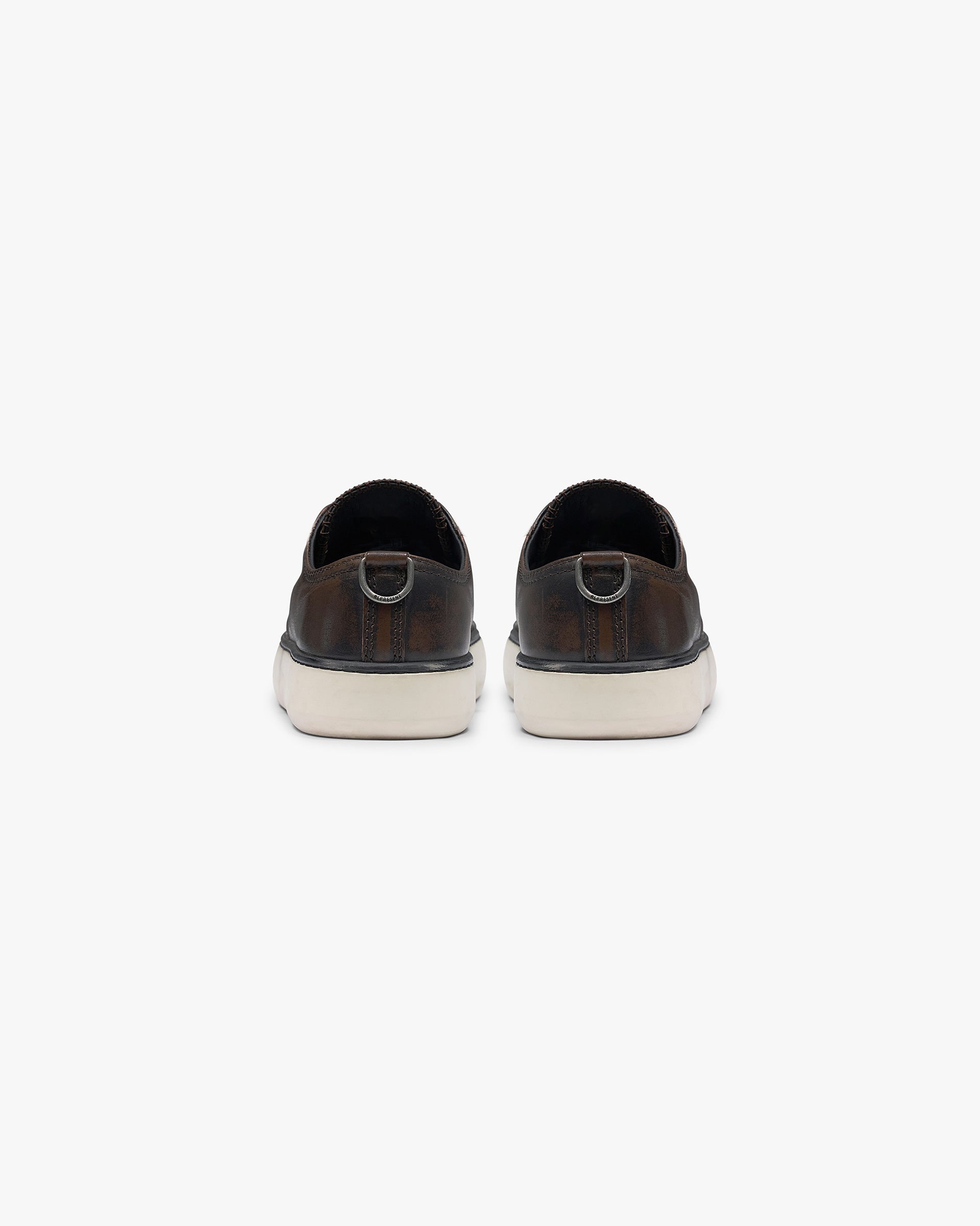 Rep-Cap Distressed Leather - Dark Brown
