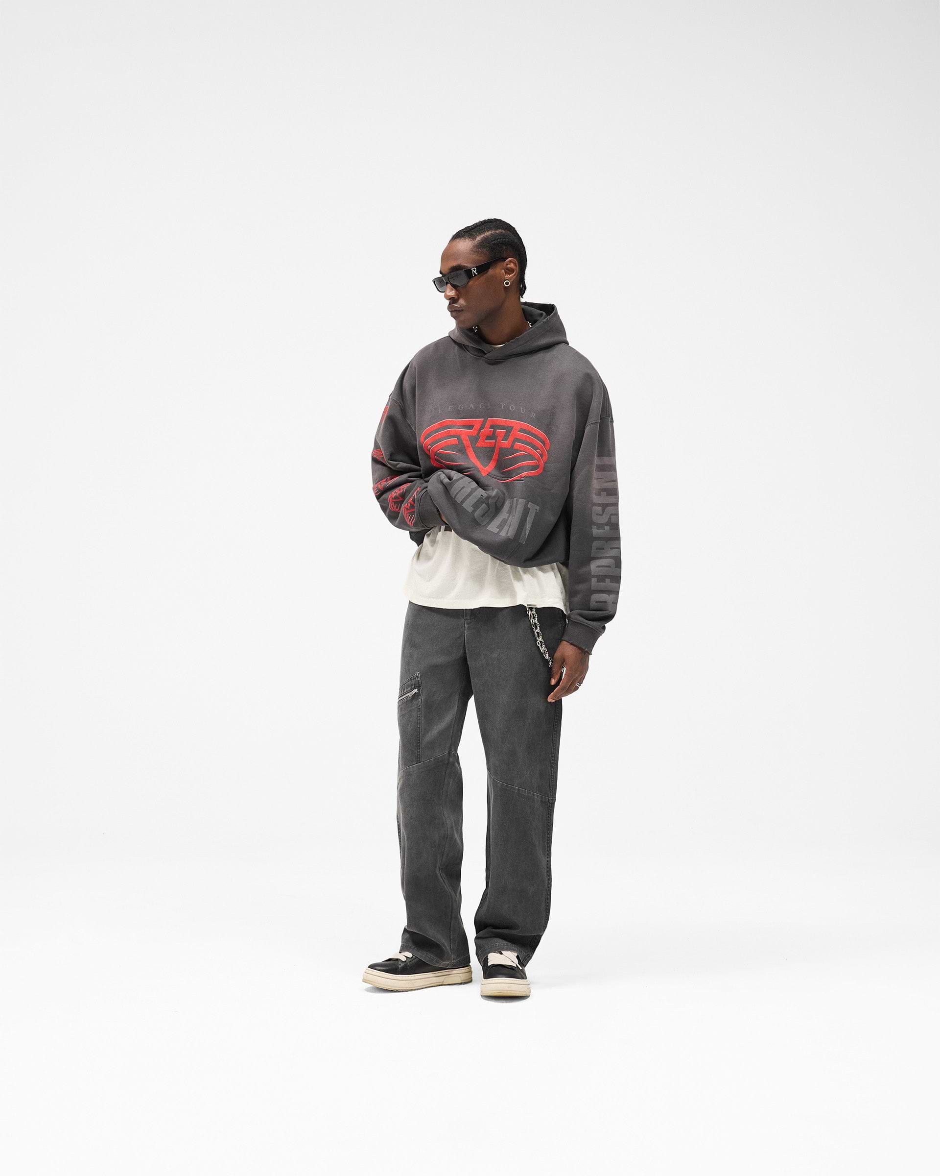 Cotton Workwear Pant - Washed Black