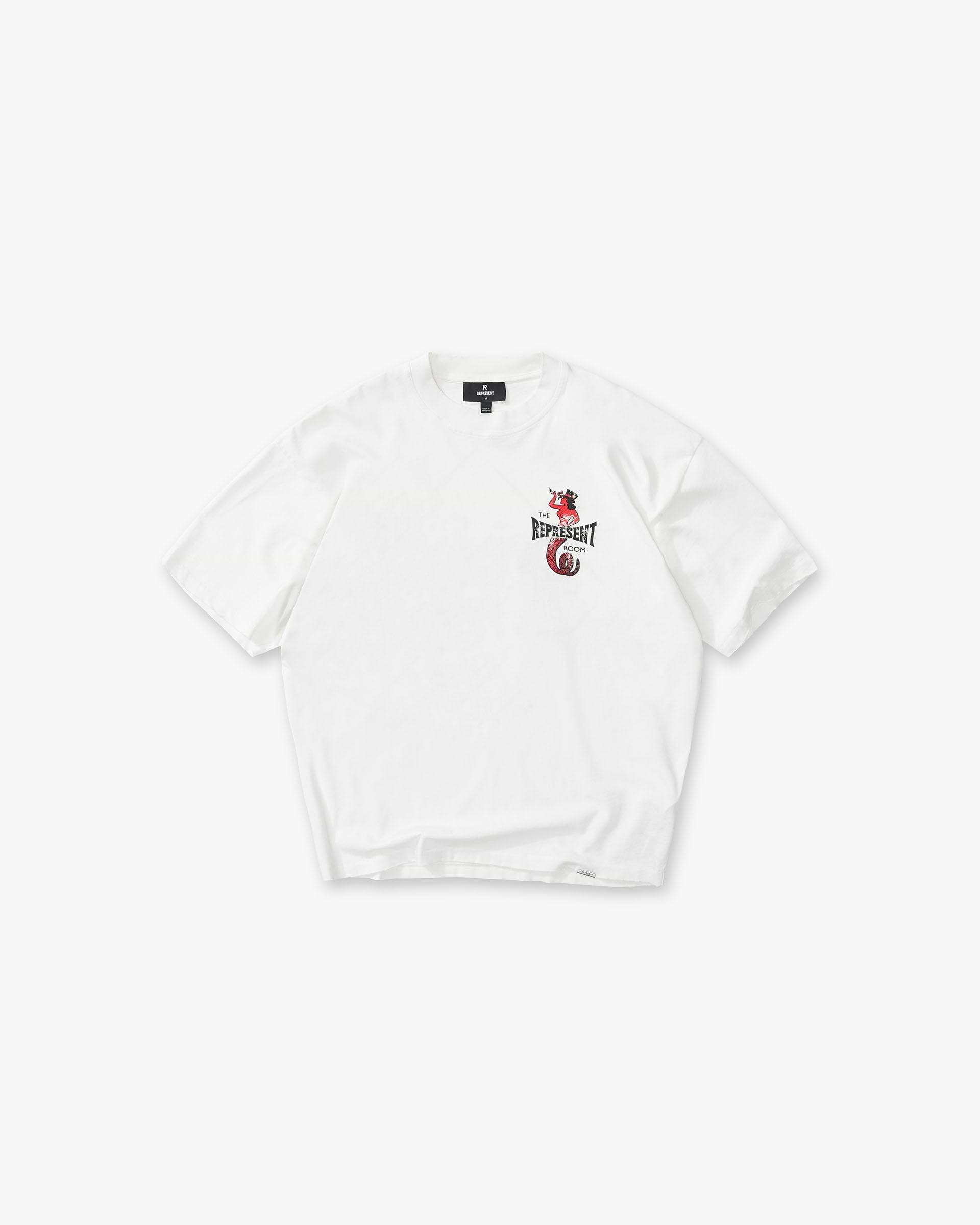 Represent x The Viper Room Dice T-Shirt - Flat White