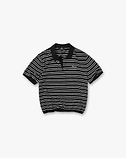 California Striped Knitted Polo