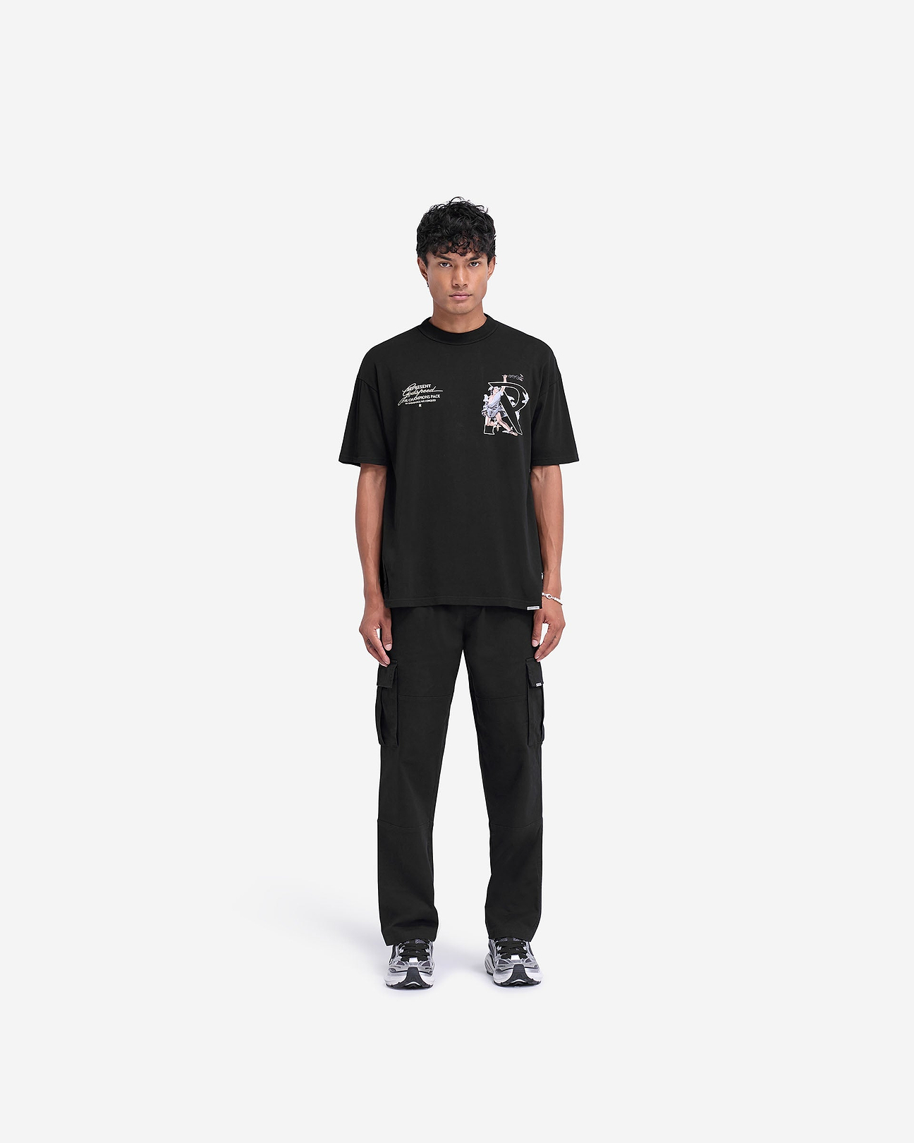 Jet Black Hermes T-Shirt | Graphic T shirts | REPRESENT