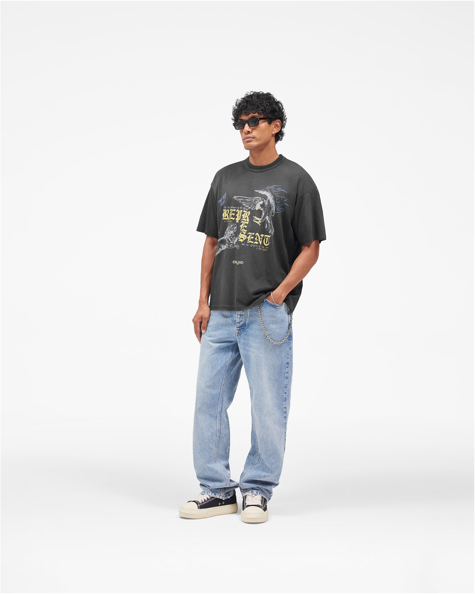 Enemy T-Shirt - Washed Black