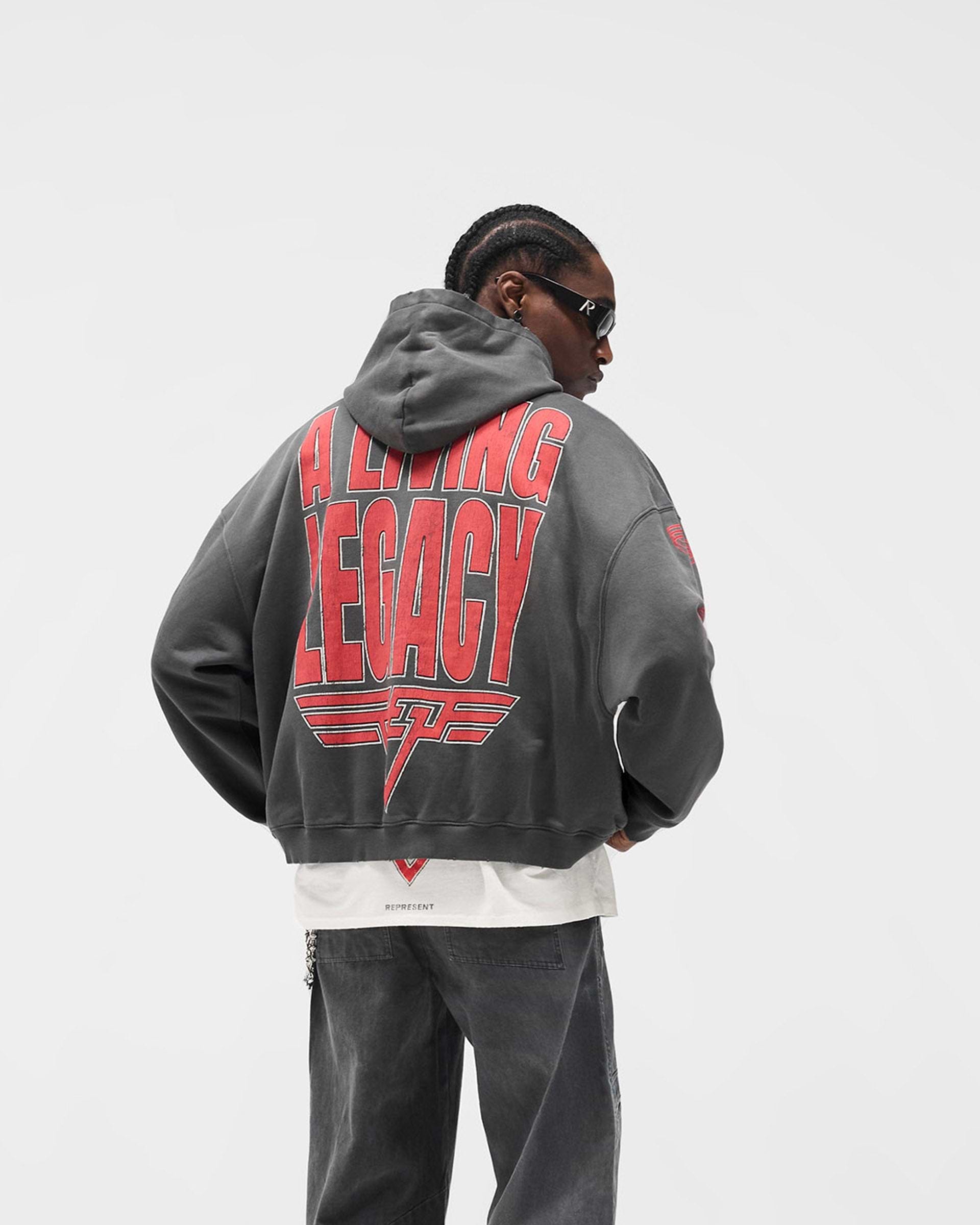 Reversible Living Legacy Tour Hoodie - Sun Fade Grey