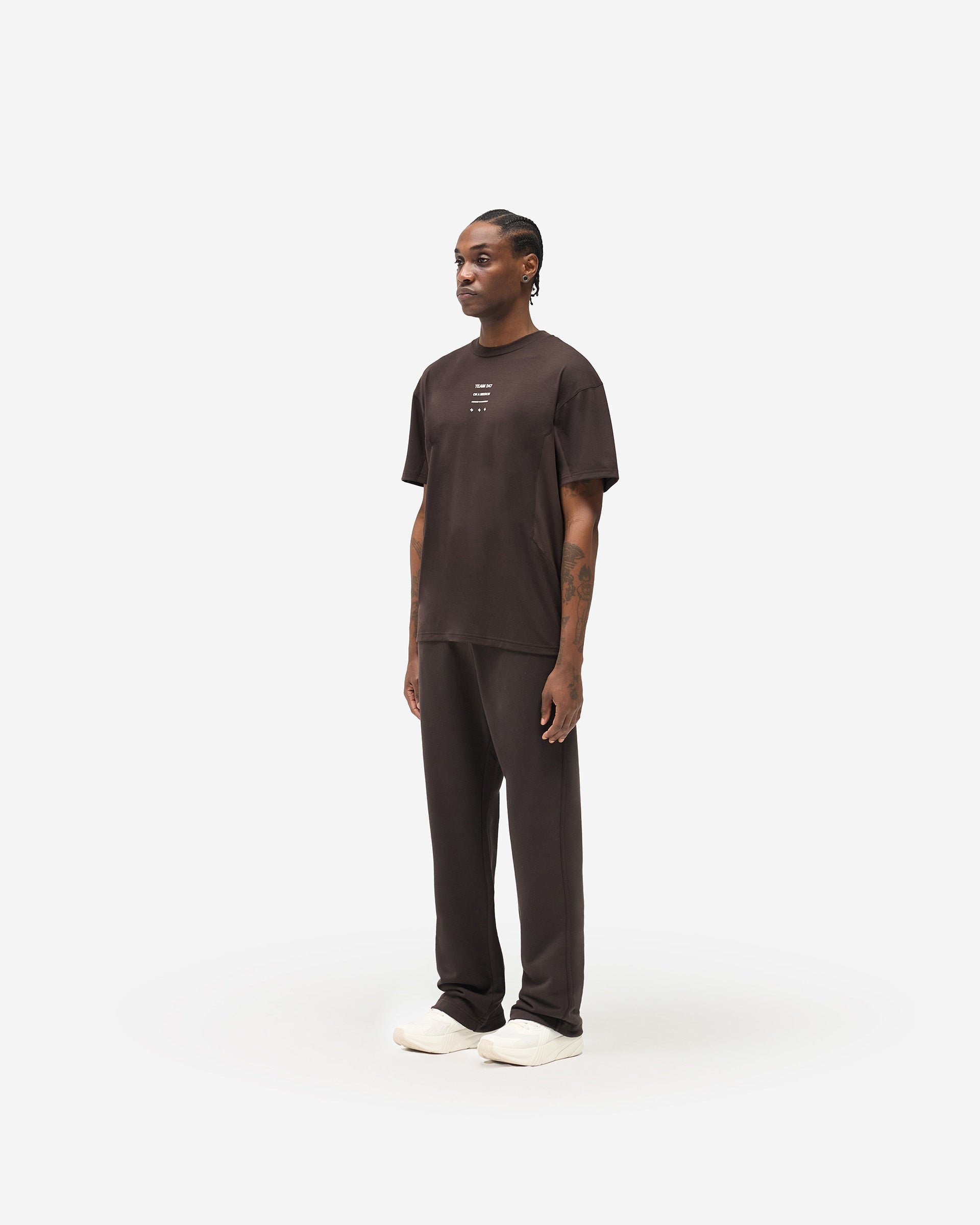 247 Uprising Oversized T-Shirt - Chocolate