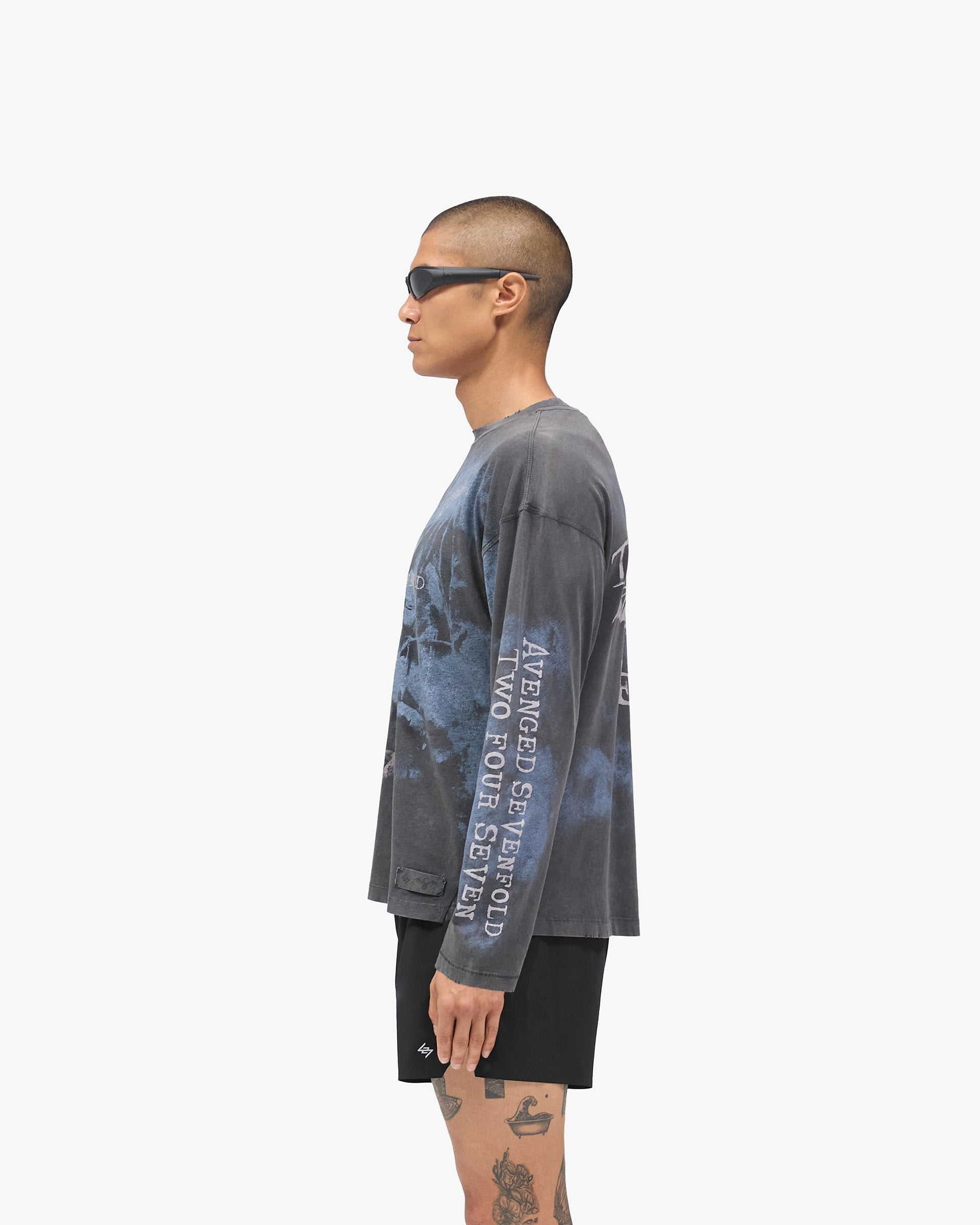 247 x Avenged Sevenfold Nightmare Long Sleeve T-Shirt - Aged Black