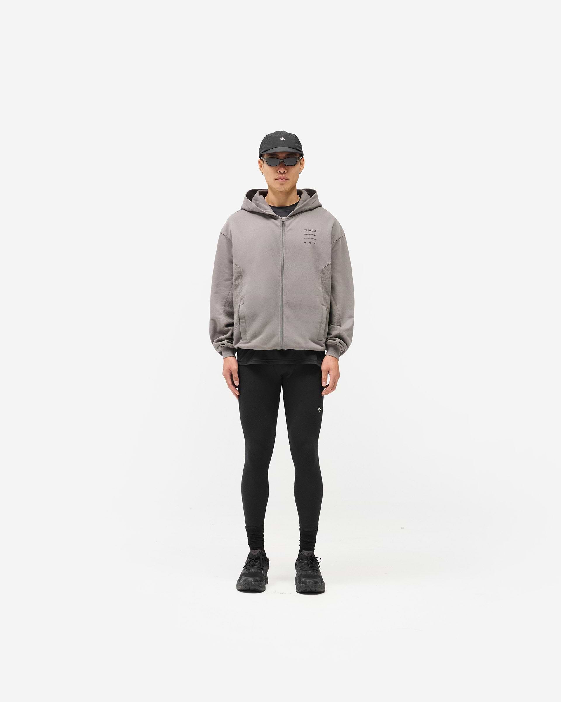 247 Uprising Zip Hoodie - Steel