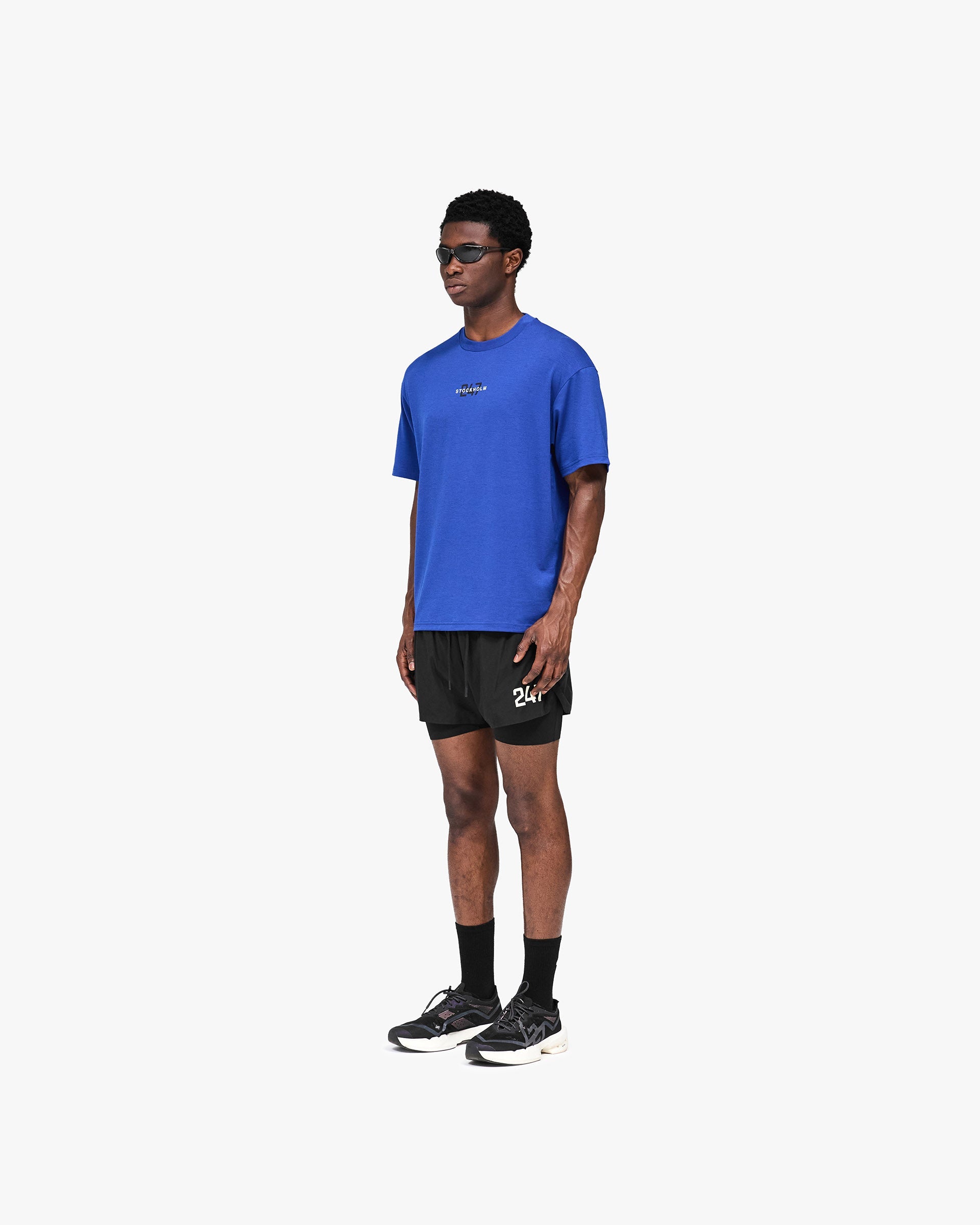 247 Stockholm Oversized T-Shirt - Blue