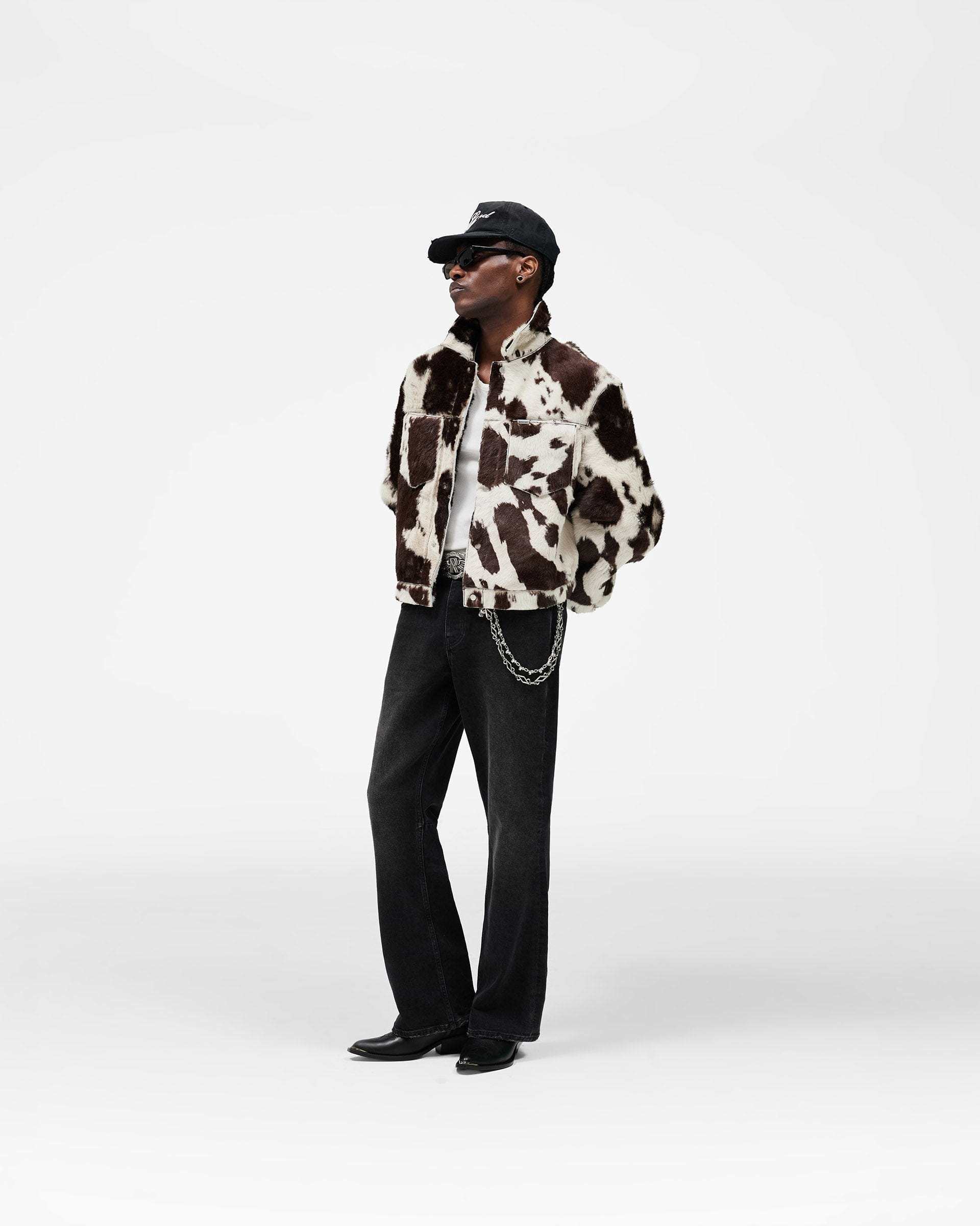 Cowhide Trucker Jacket - Multi