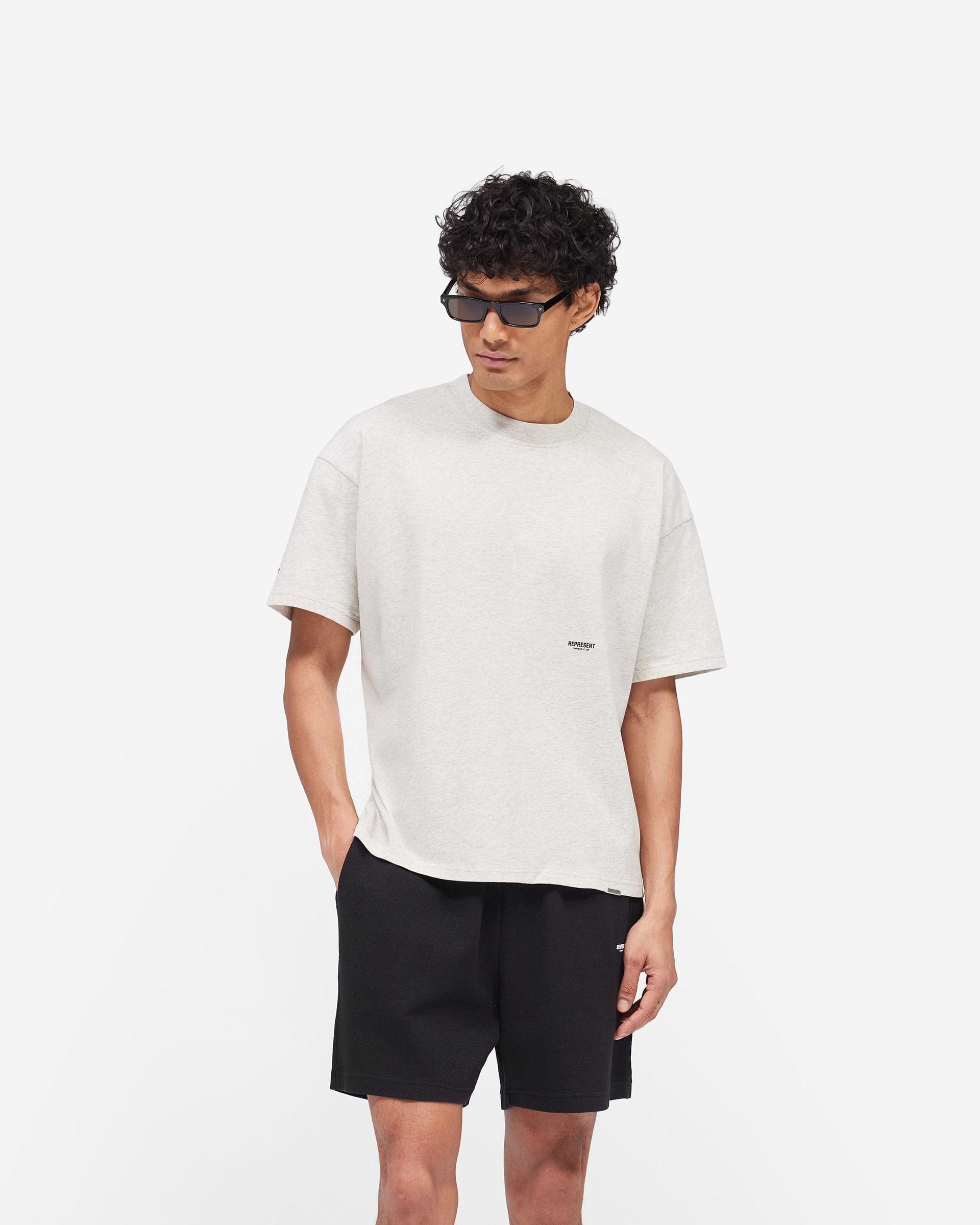 Micro Owners Club T-Shirt - Cream Marl
