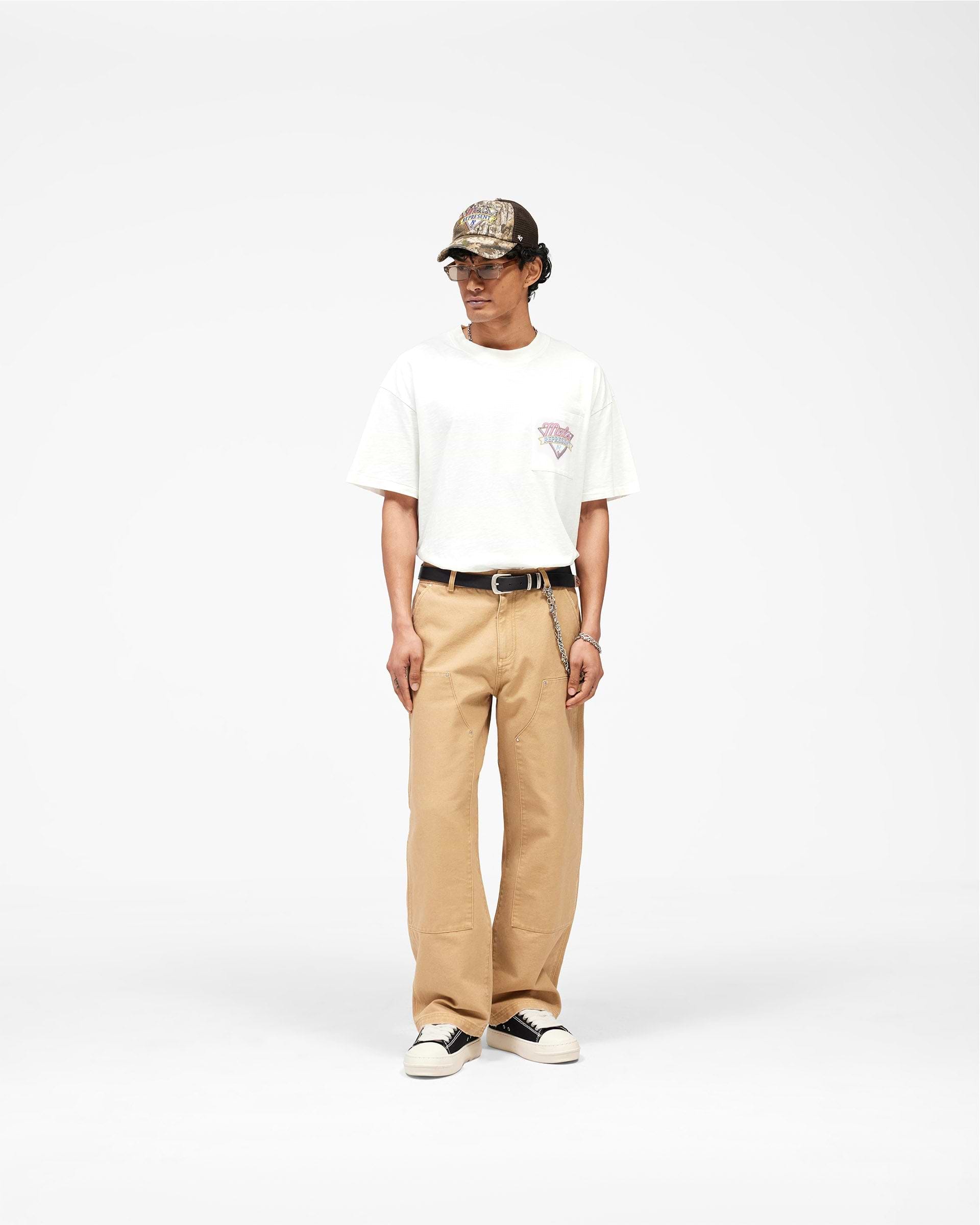 Represent x Mels Diner T-Shirt - Flat White