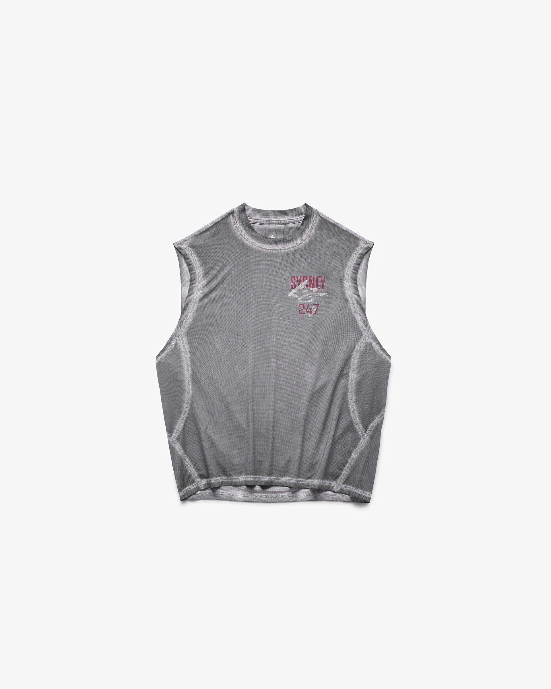 247 Sydney Tank - Washed Grey