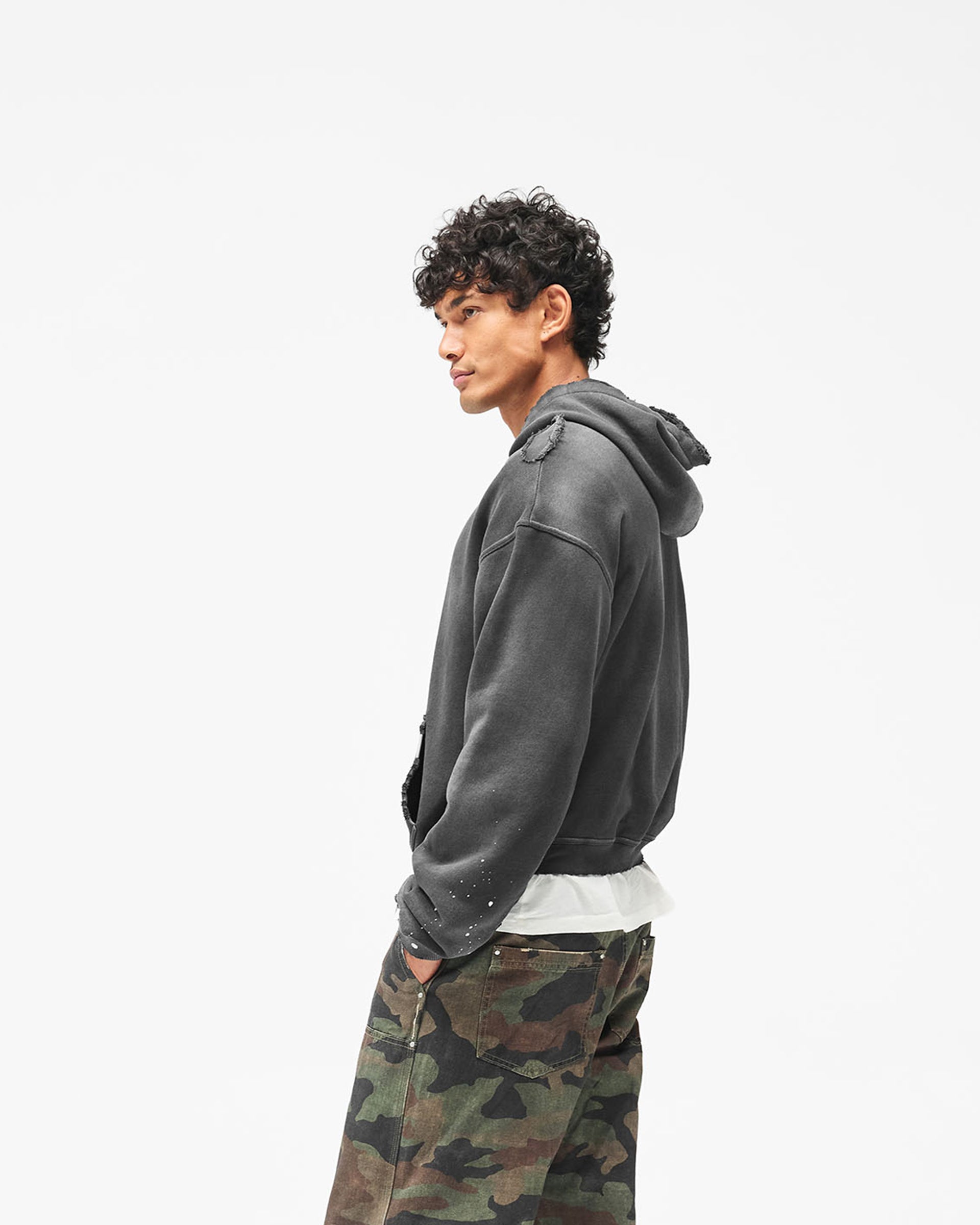 MH Paint Hoodie - Antique Slate