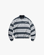 California Striped Henley Sweater