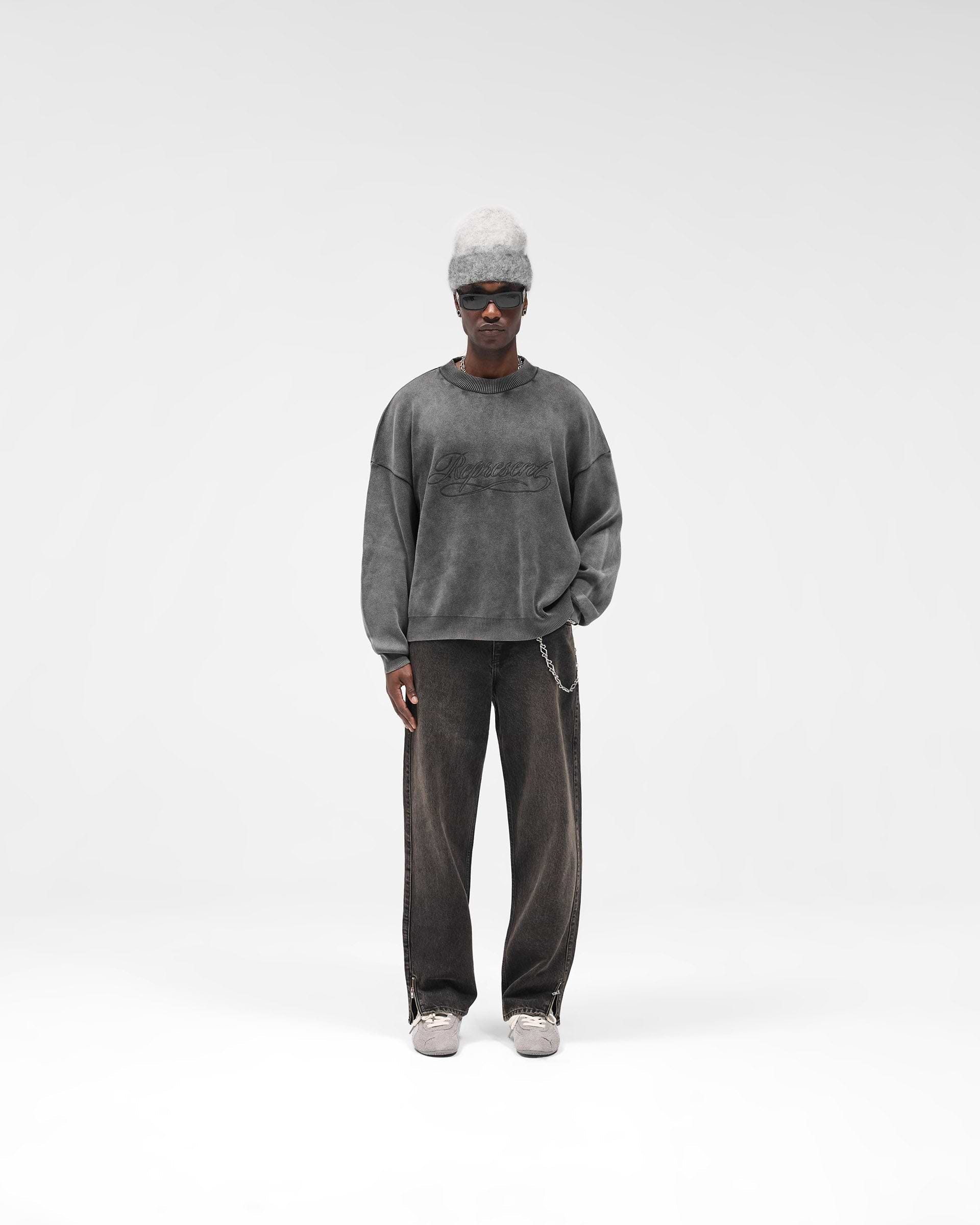 R2S Split Denim - Soot